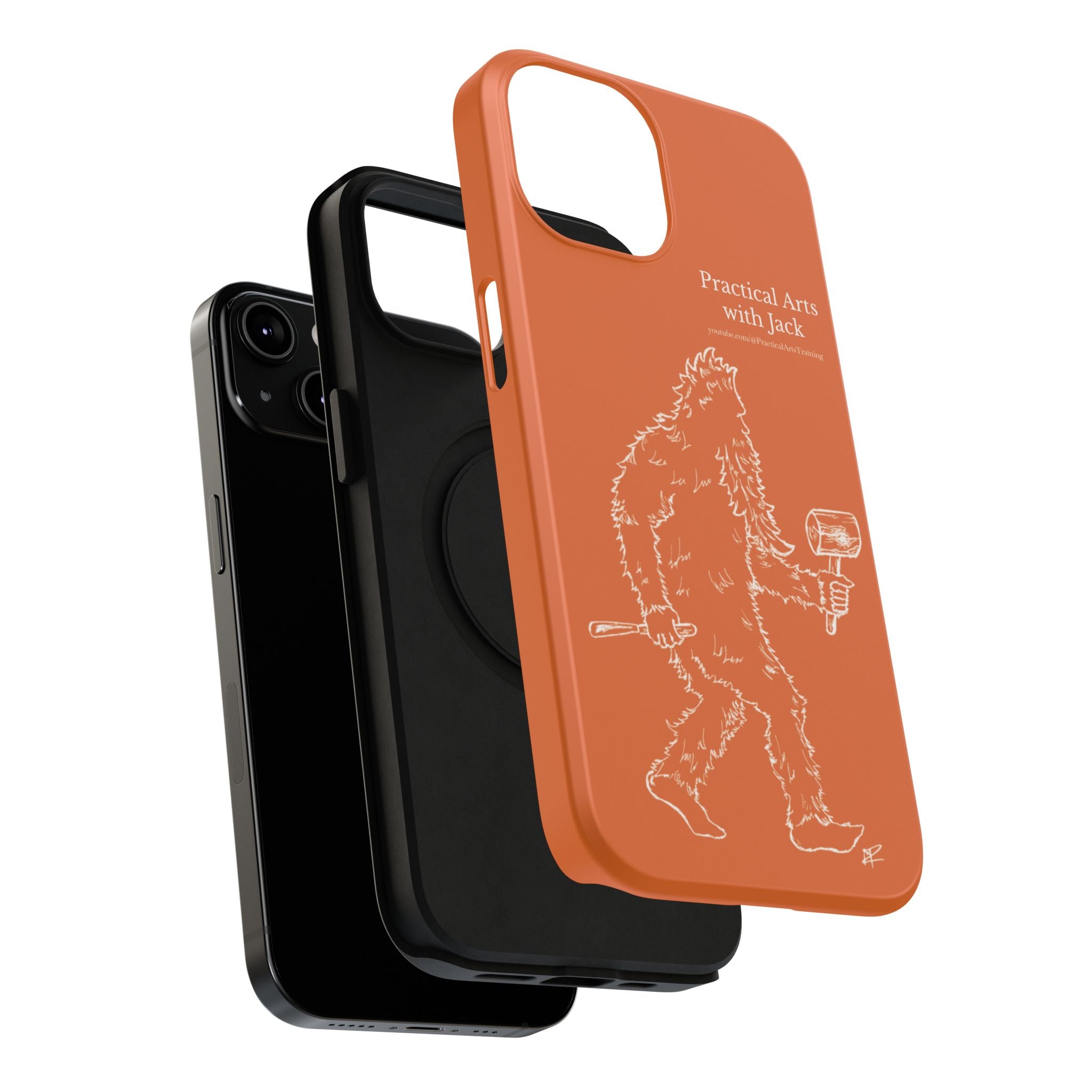 Crafty Jack's Impact-Resistant Phone Case (Rust)