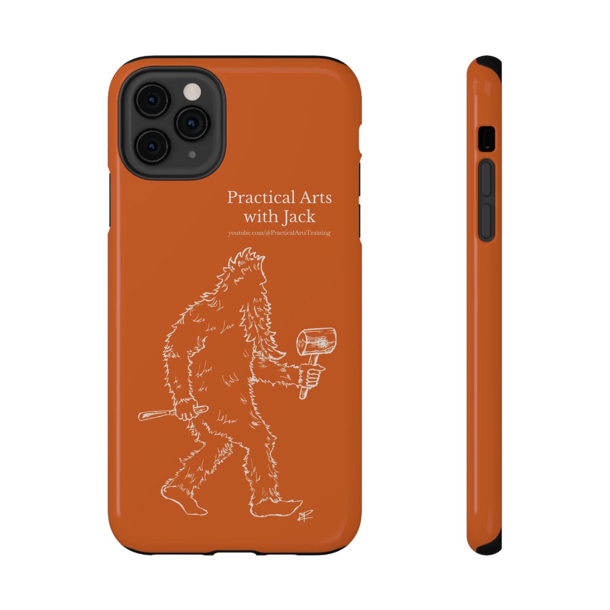 Crafty Jack's Impact-Resistant Phone Case (Rust)