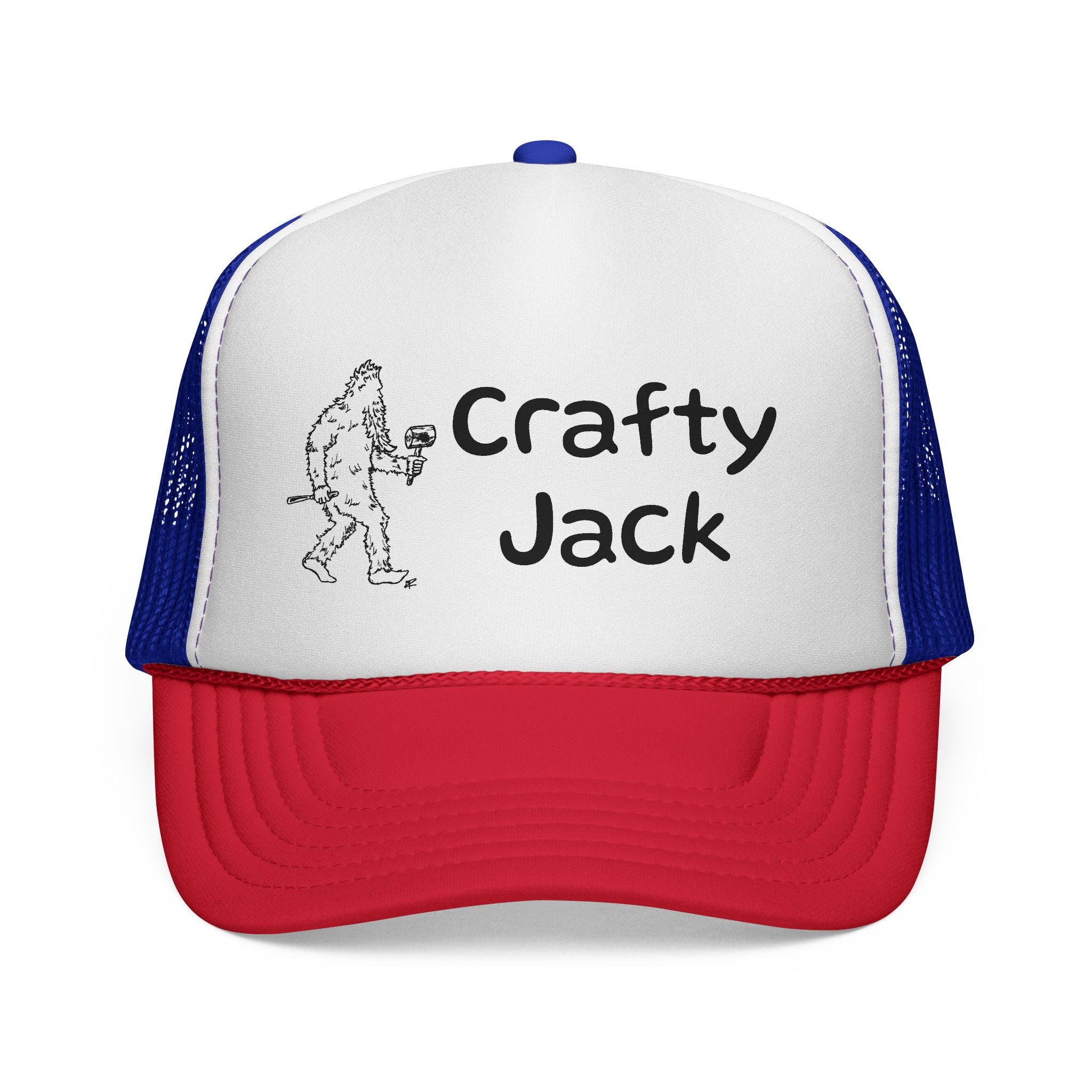 „Crafty Jack“ | Praktische Künste mit Jack Trucker Cap — Vintage Sasquatch Logo Kappe