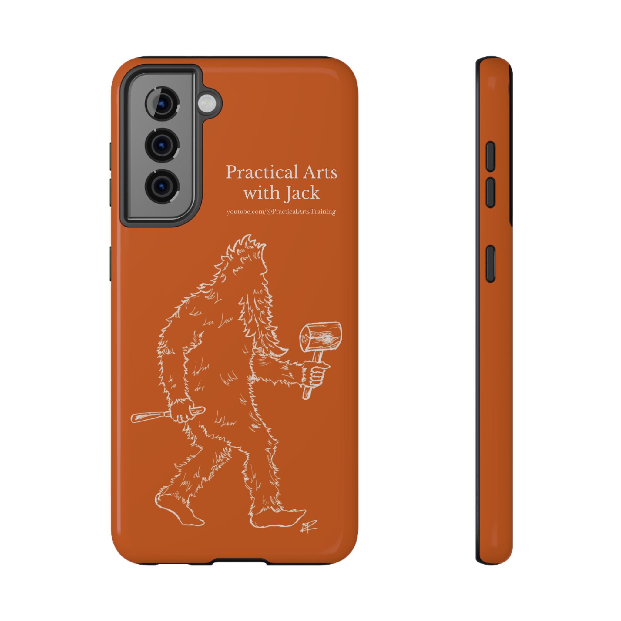 Crafty Jack's Impact-Resistant Phone Case (Rust)