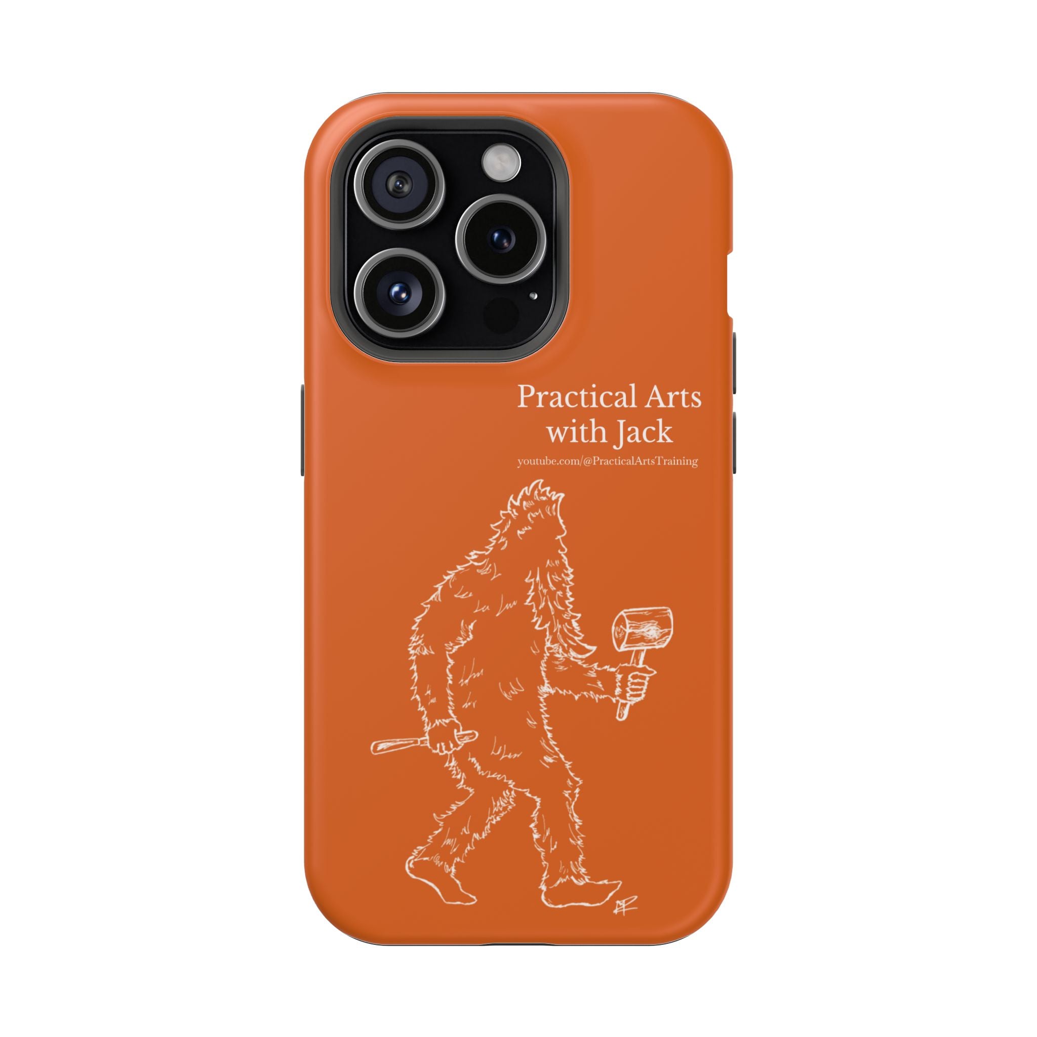 Crafty Jack's Impact-Resistant Phone Case (Rust)