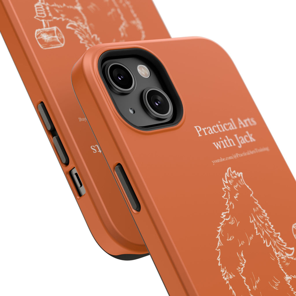 Crafty Jack's Impact-Resistant Phone Case (Rust)
