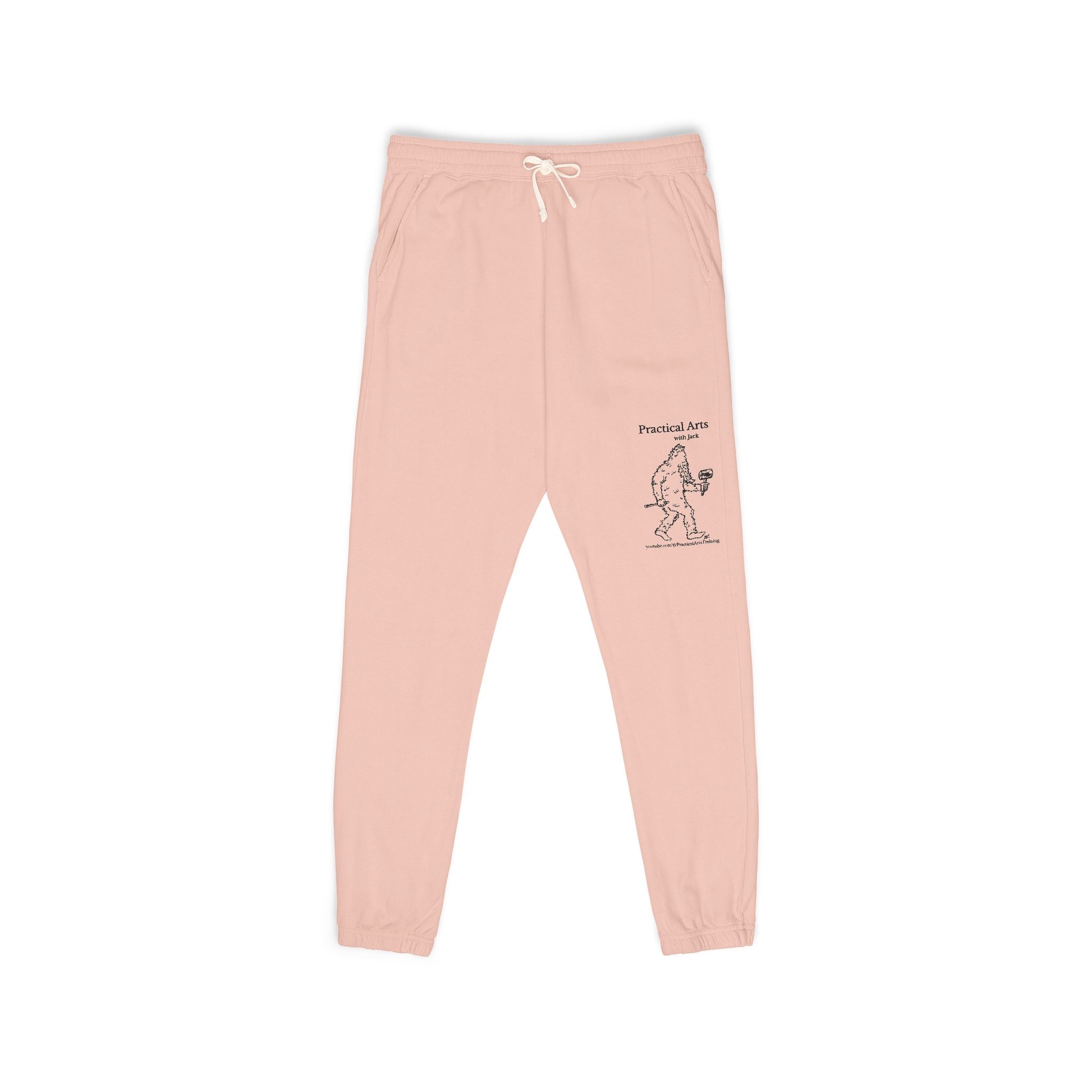 Crafty Jack the Sasquatch Woodcarver Sweatpants — Crafty Bigfoot Fleece Pants