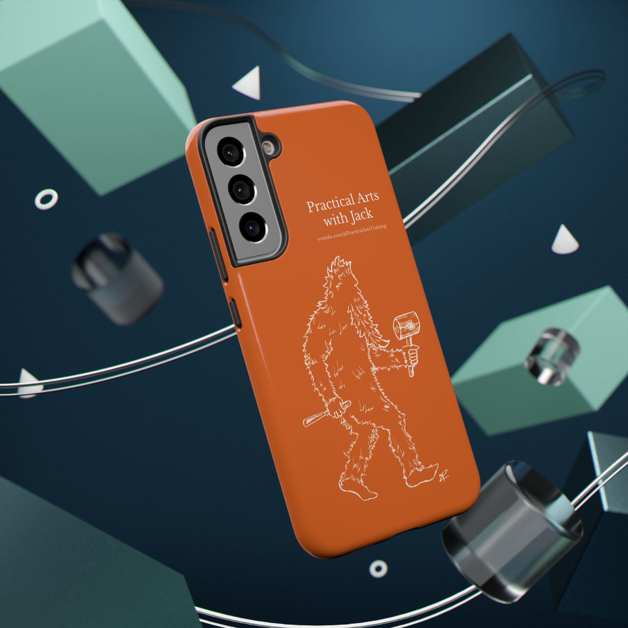Crafty Jack's Impact-Resistant Phone Case (Rust)