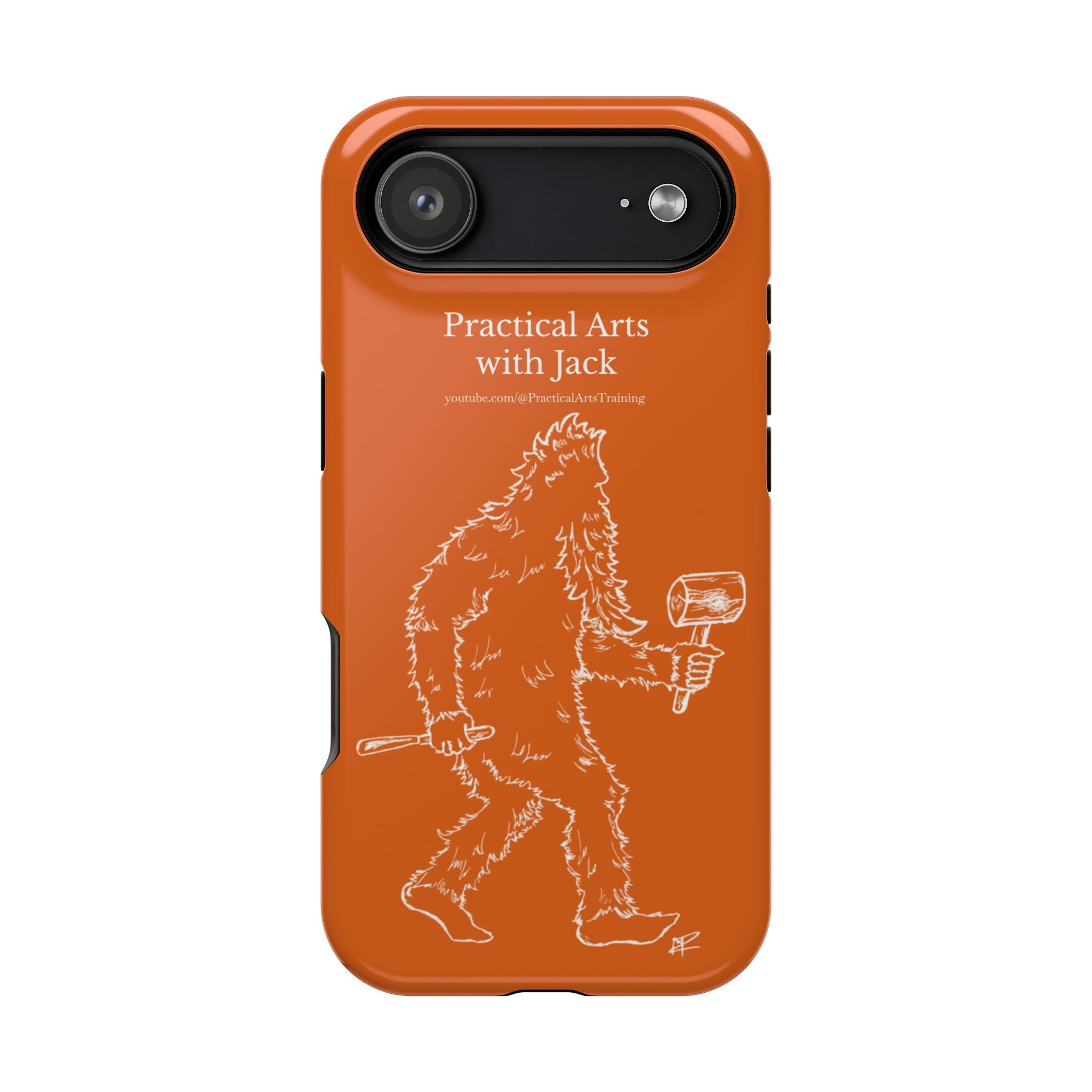 Crafty Jack's Impact-Resistant Phone Case (Rust)