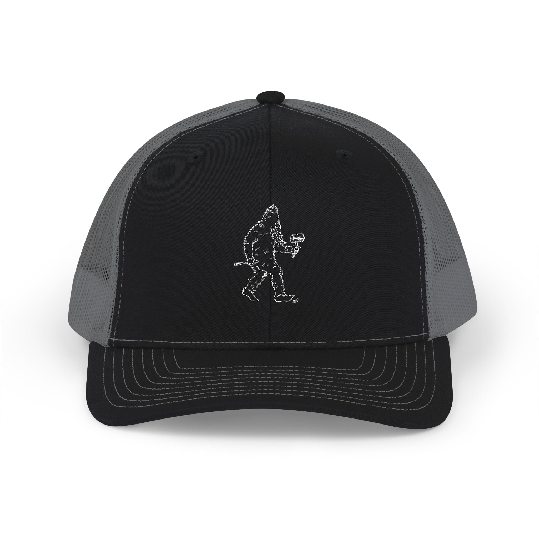“Crafty Jack” Trucker-Cap — Gesticktes Sasquatch-Logo