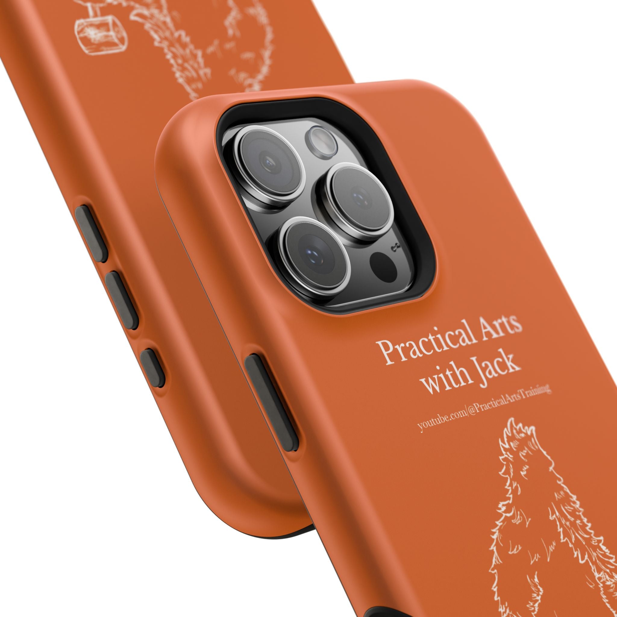 Crafty Jack's Impact-Resistant Phone Case (Rust)