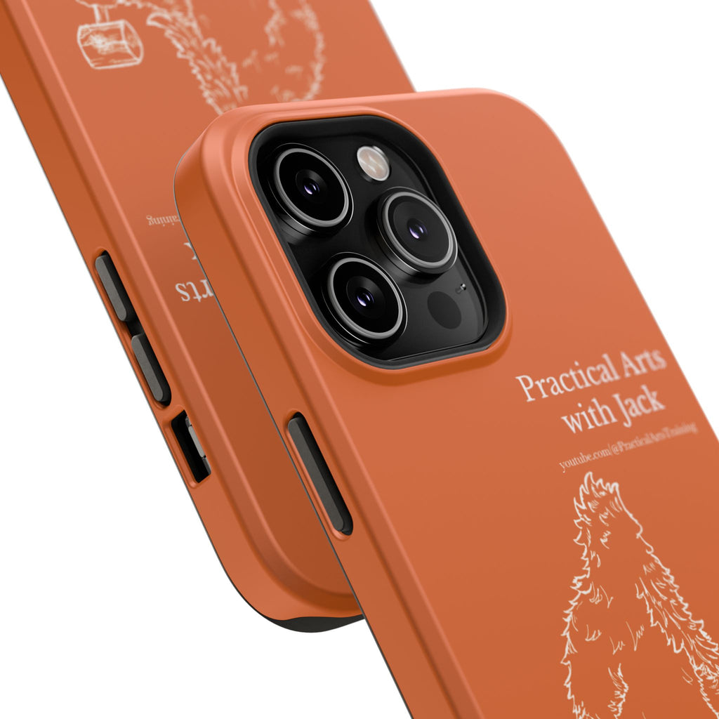 Crafty Jack's Impact-Resistant Phone Case (Rust)