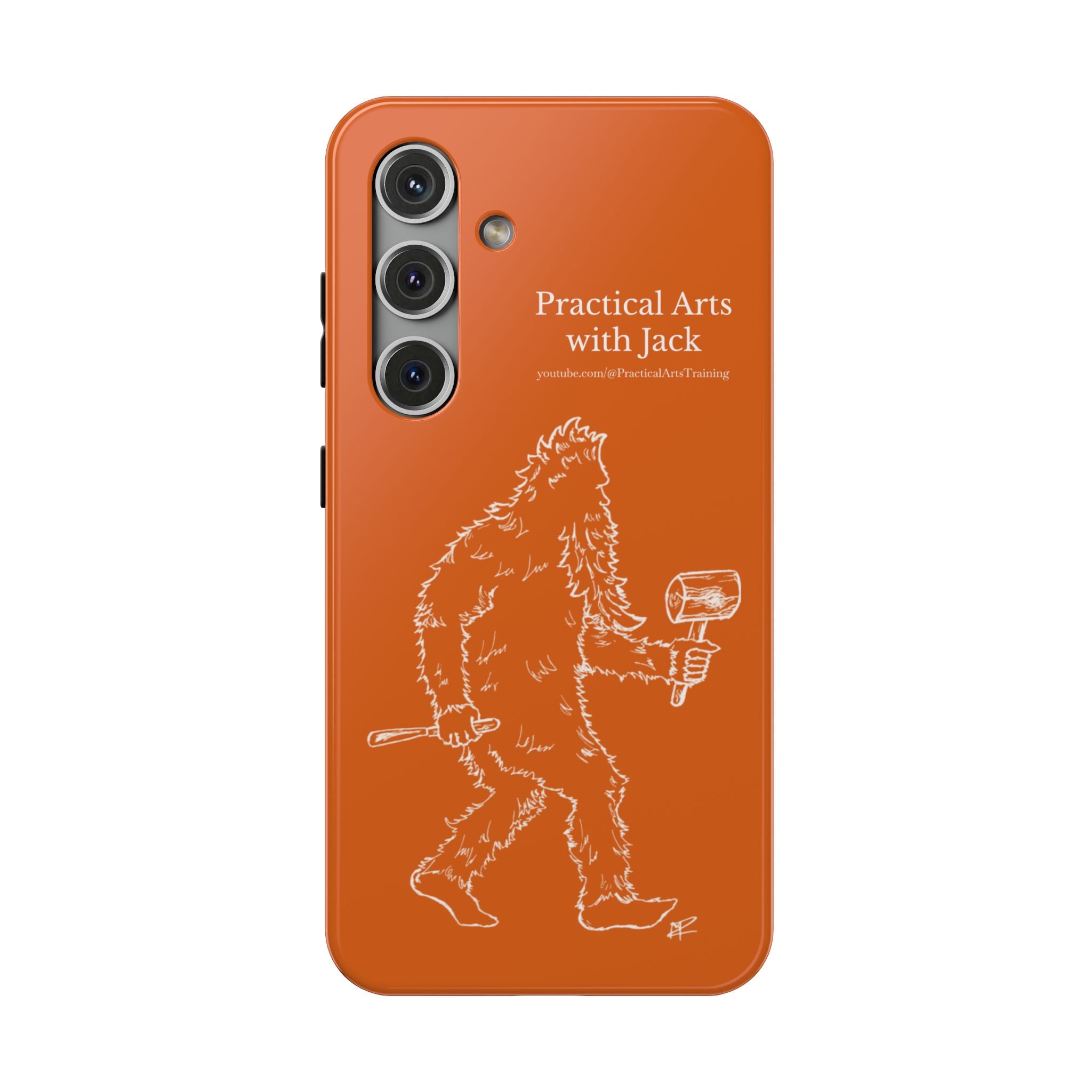 Crafty Jack's Impact-Resistant Phone Case (Rust)
