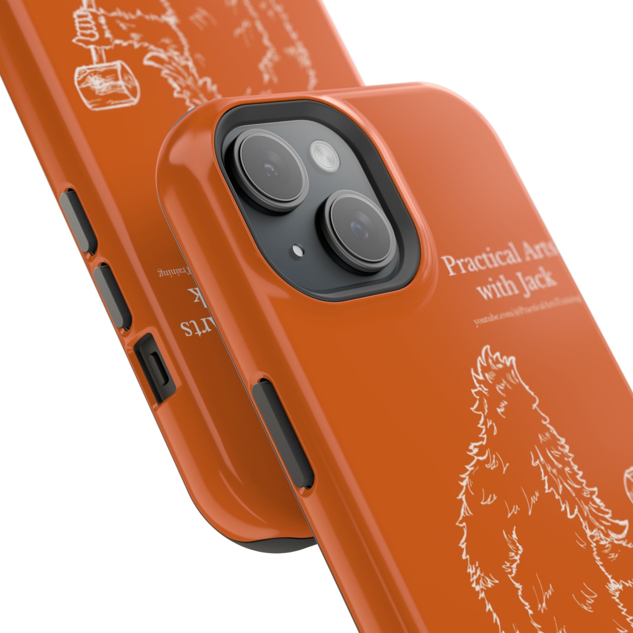 Crafty Jack's Impact-Resistant Phone Case (Rust)