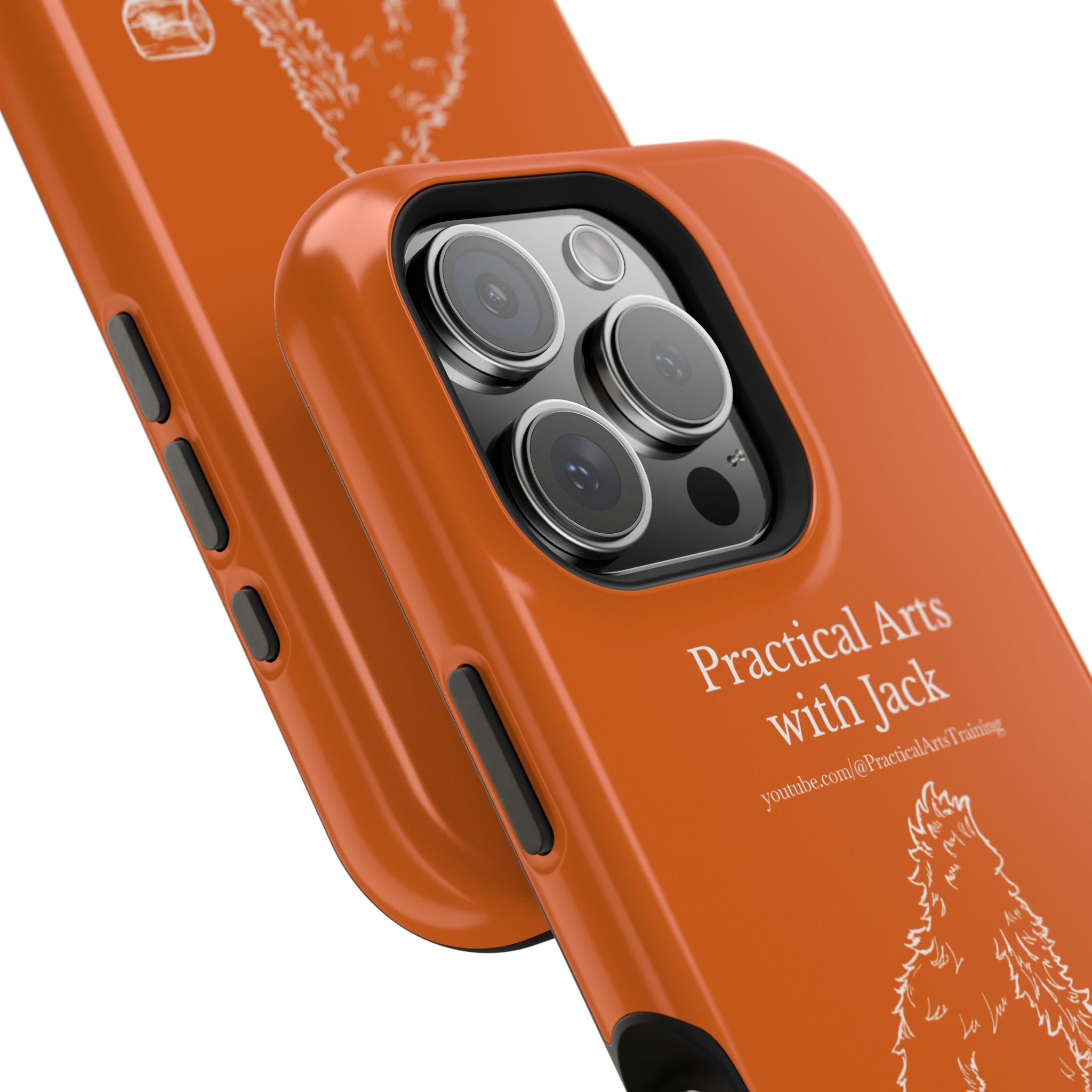 Crafty Jack's Impact-Resistant Phone Case (Rust)