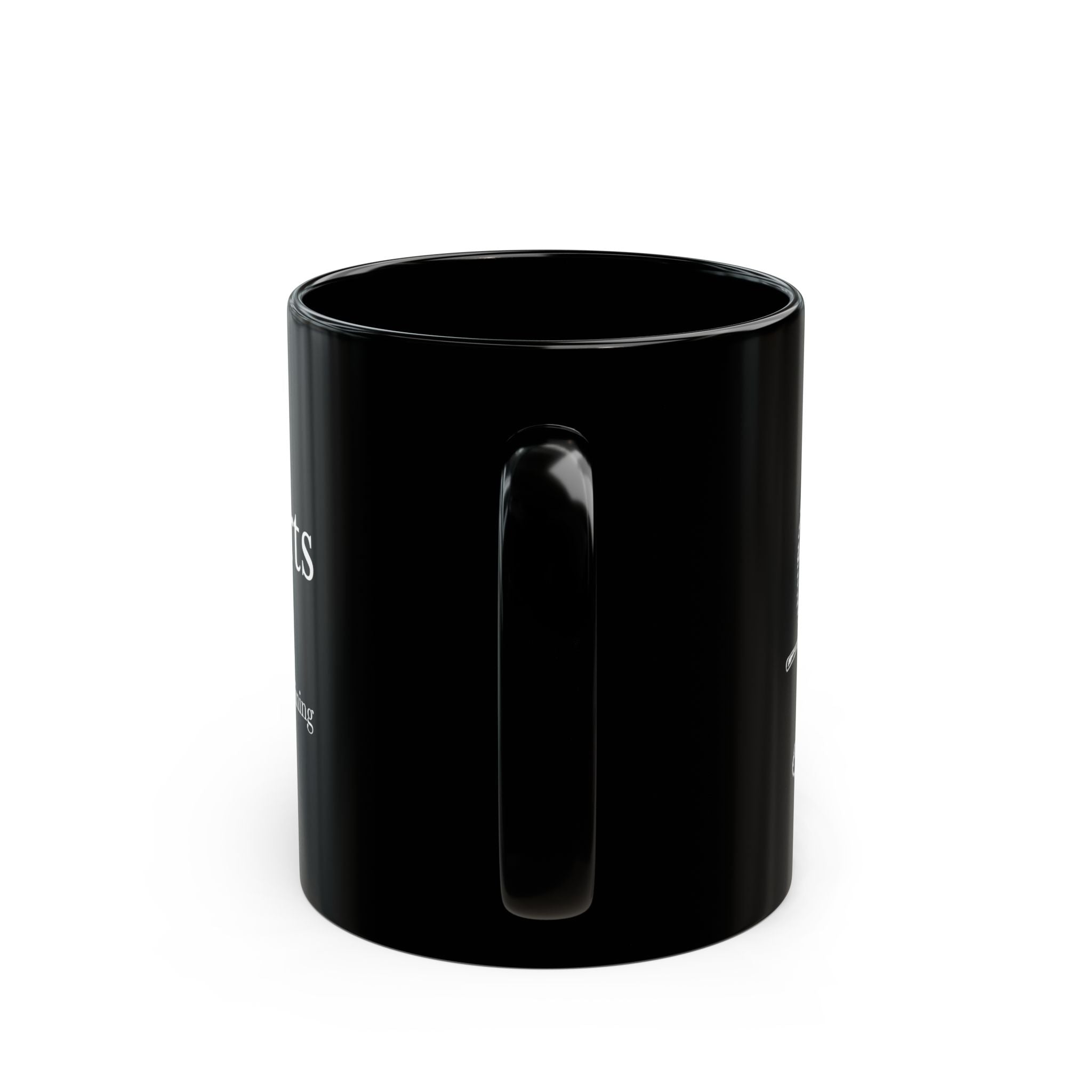 Schwarze Tasse (325 ml, 440 ml)