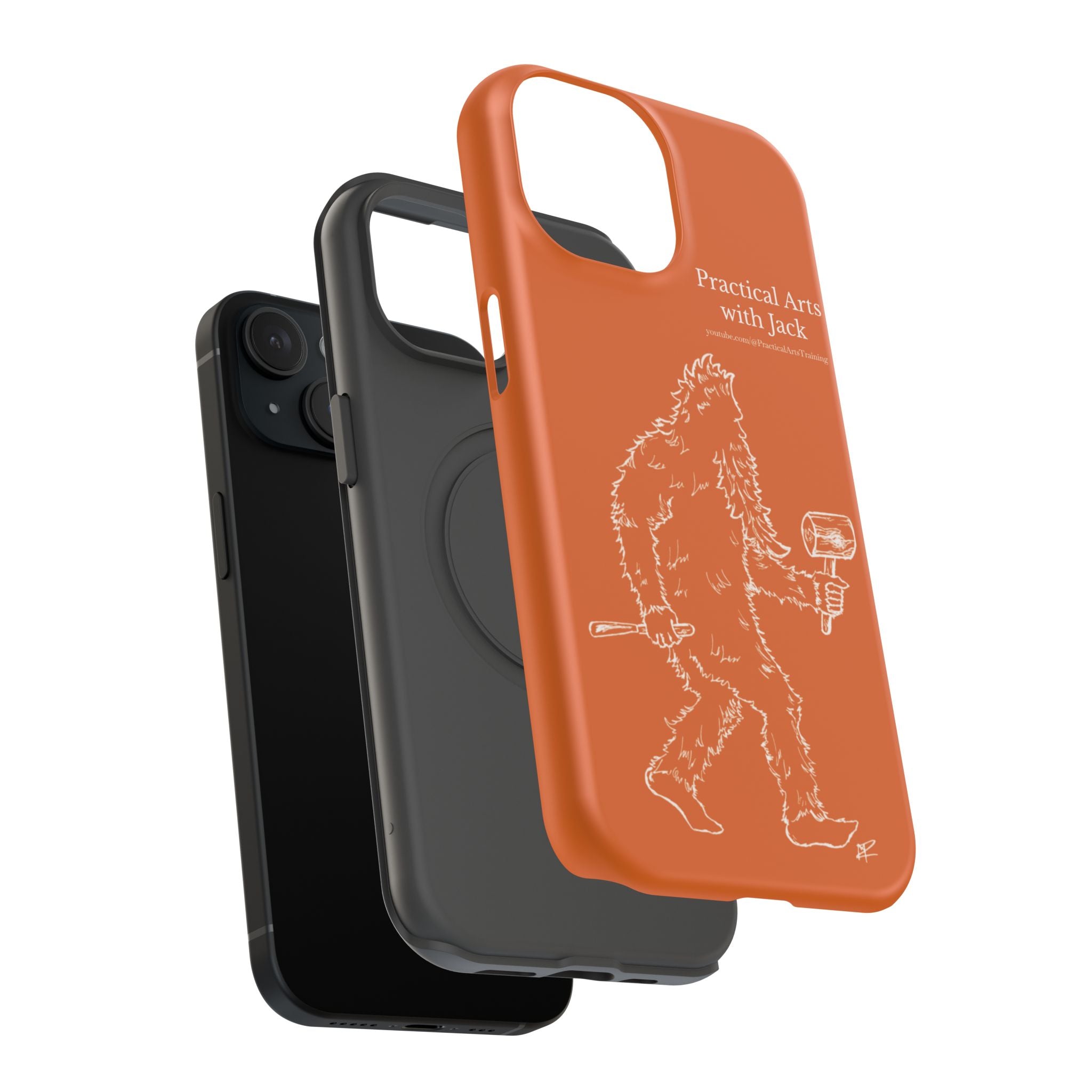 Crafty Jack's Impact-Resistant Phone Case (Rust)