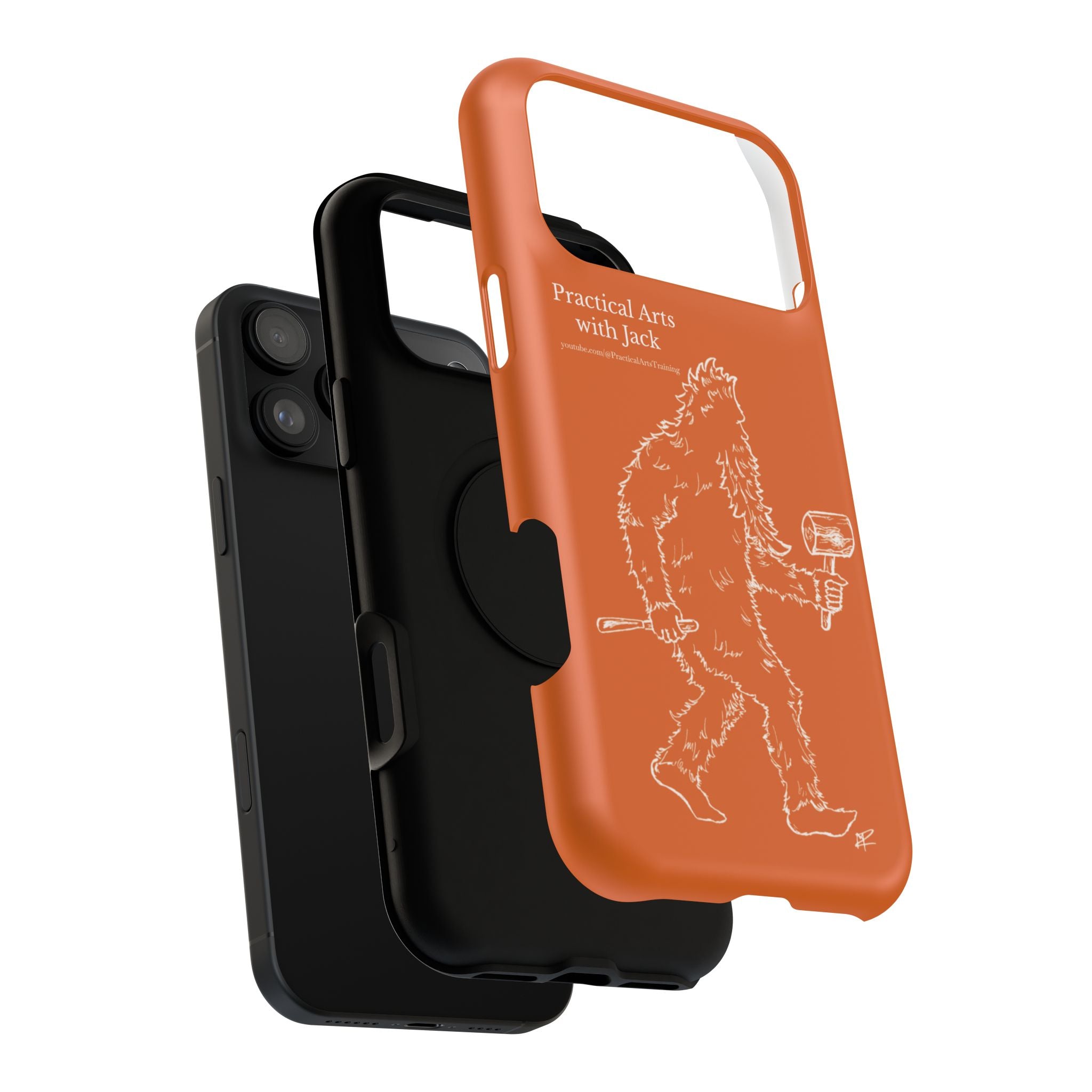 Crafty Jack's Impact-Resistant Phone Case (Rust)