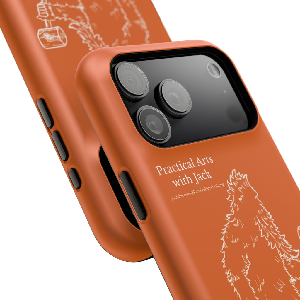 Crafty Jack's Impact-Resistant Phone Case (Rust)