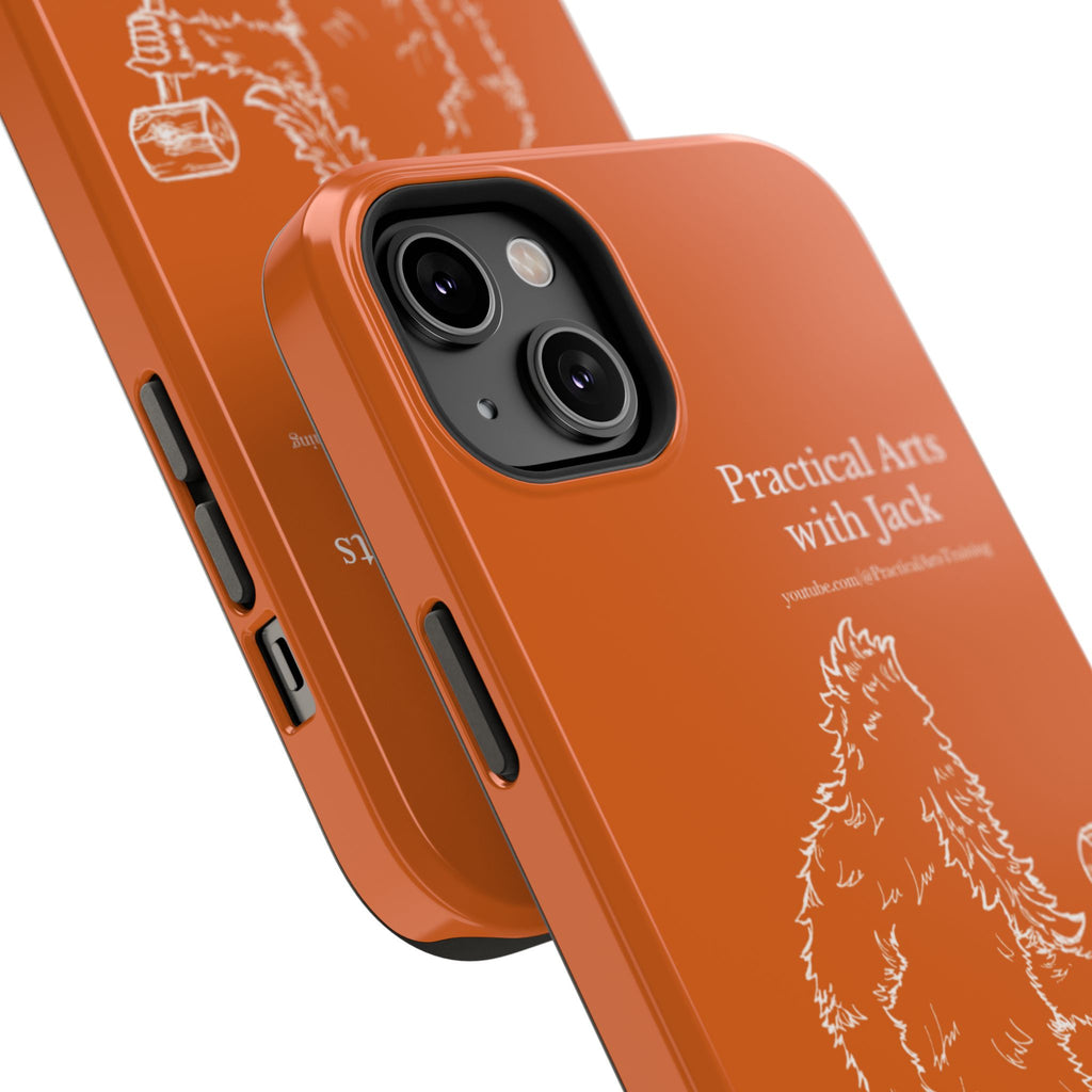 Crafty Jack's Impact-Resistant Phone Case (Rust)
