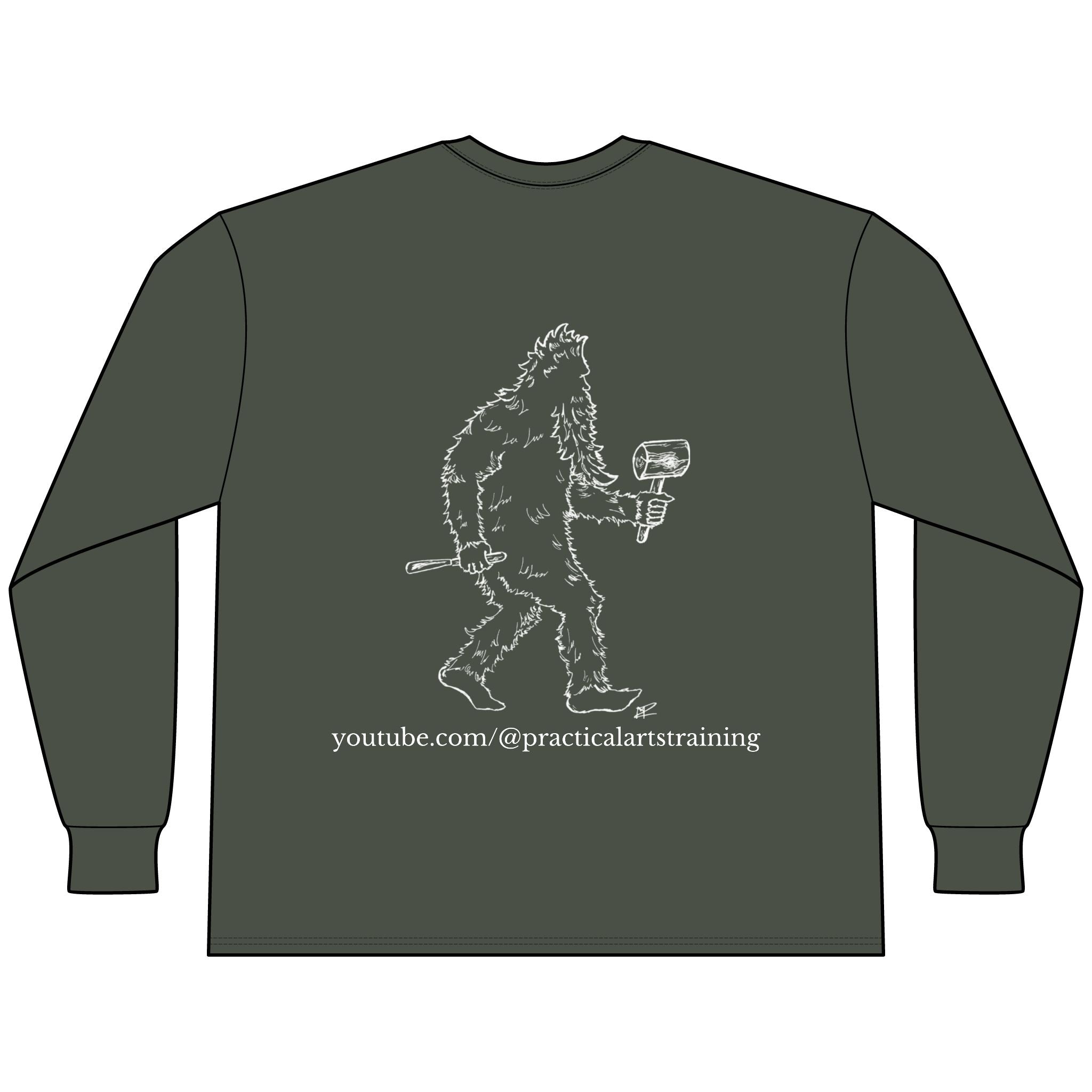 Langarmshirt „Crafty Jack“ Sasquatch — Shirt für praktische Künste
