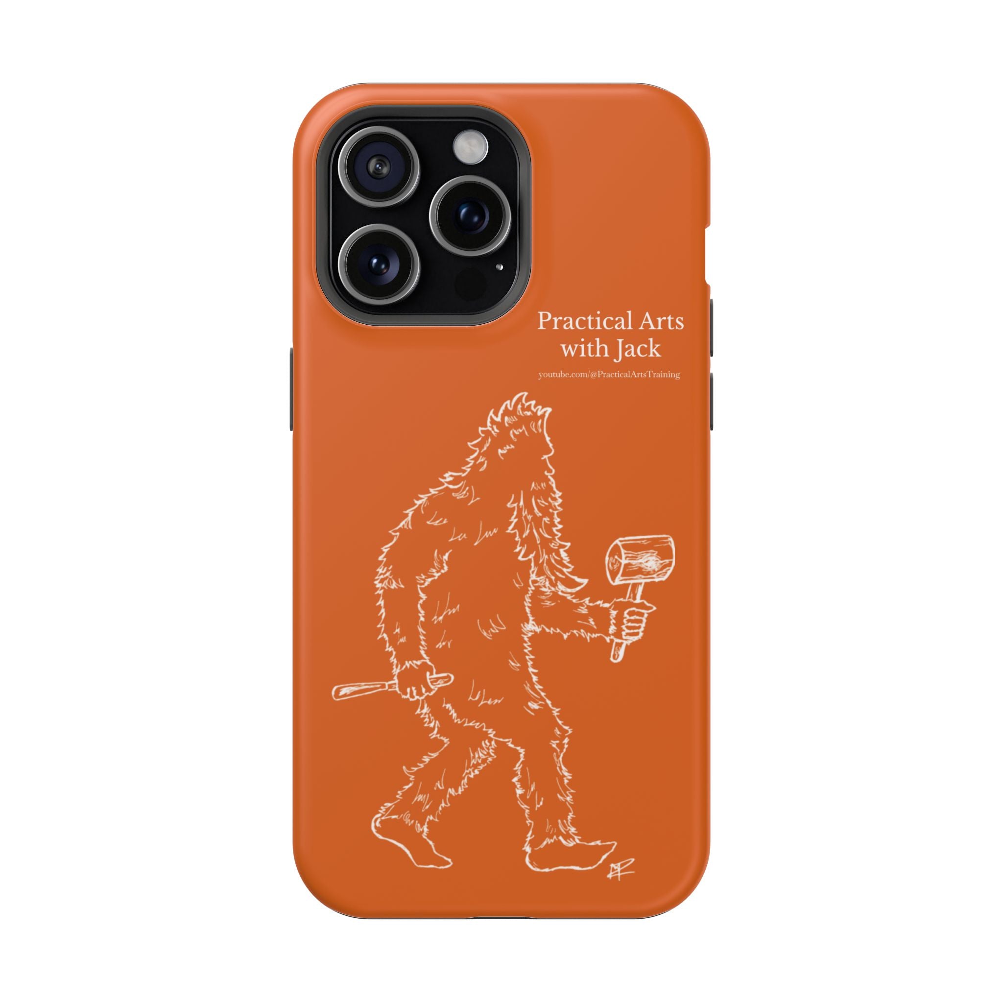 Crafty Jack's Impact-Resistant Phone Case (Rust)