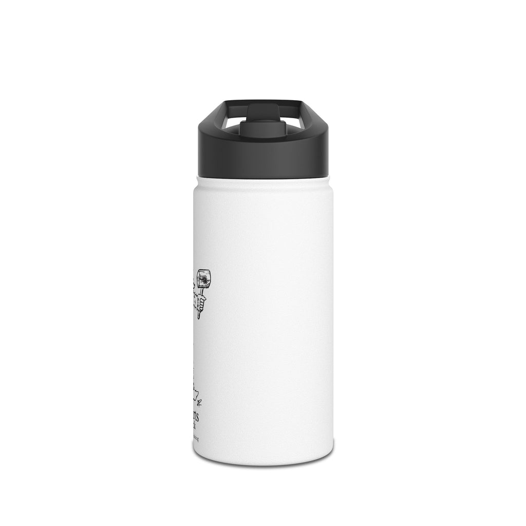 Crafty Jack Stainless Steel Water Bottle with Graphic "Crafty Jack Sasquatch" (12oz, 18oz, and 32oz)