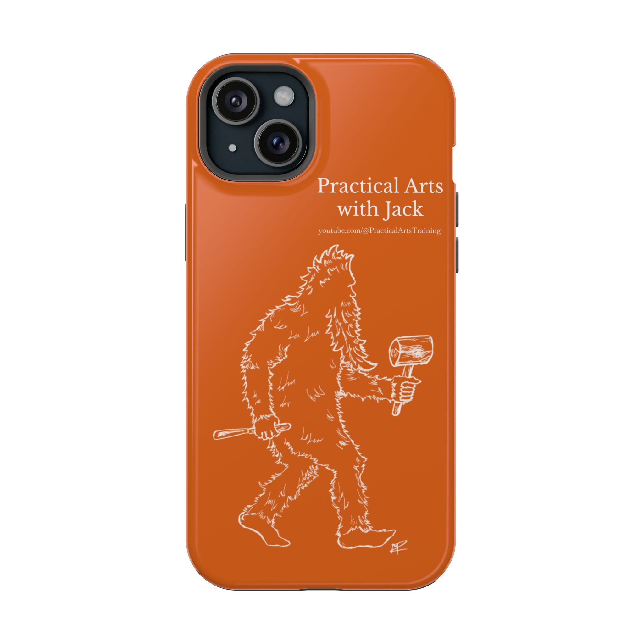Crafty Jack's Impact-Resistant Phone Case (Rust)