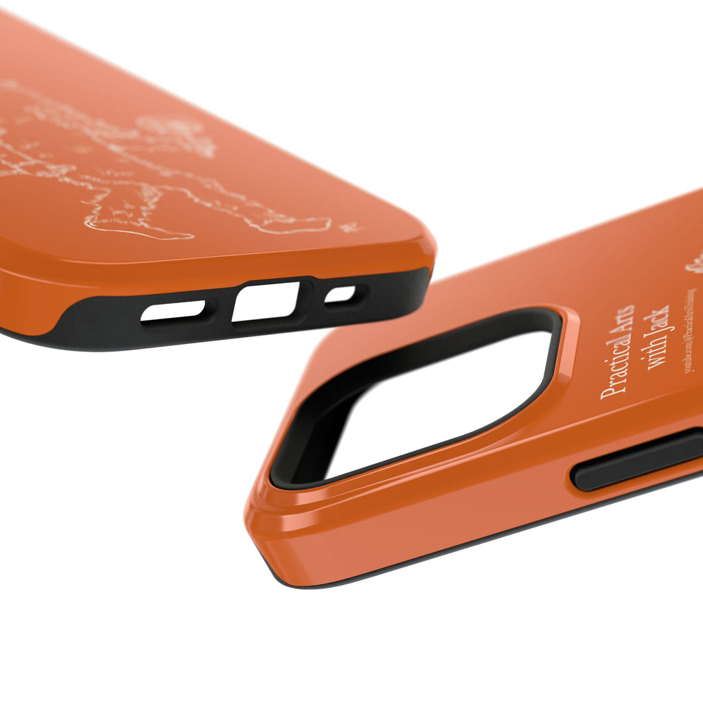 Crafty Jack's Impact-Resistant Phone Case (Rust)