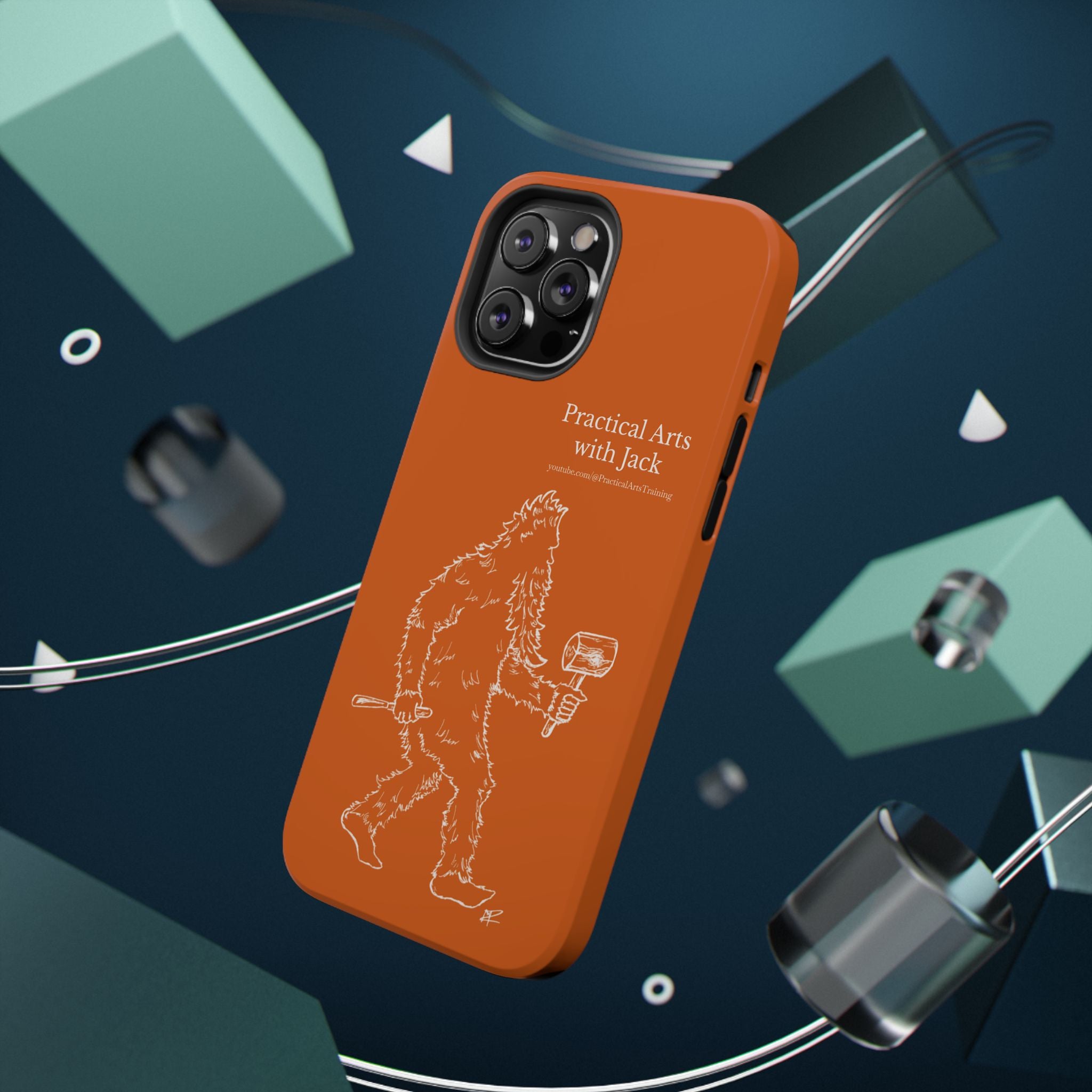 Crafty Jack's Impact-Resistant Phone Case (Rust)
