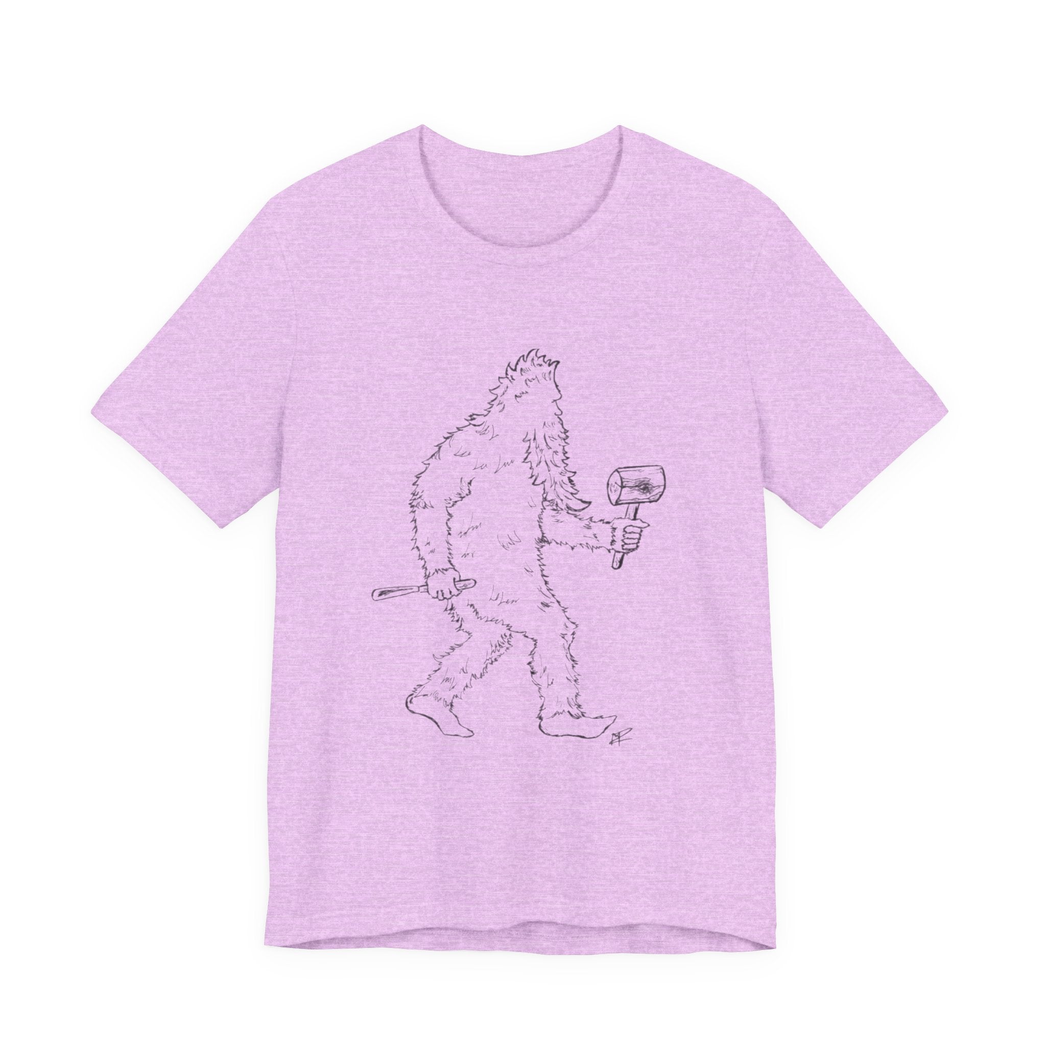 "Crafty Jack" - Holzgeschnitzter Bigfoot T-Shirt