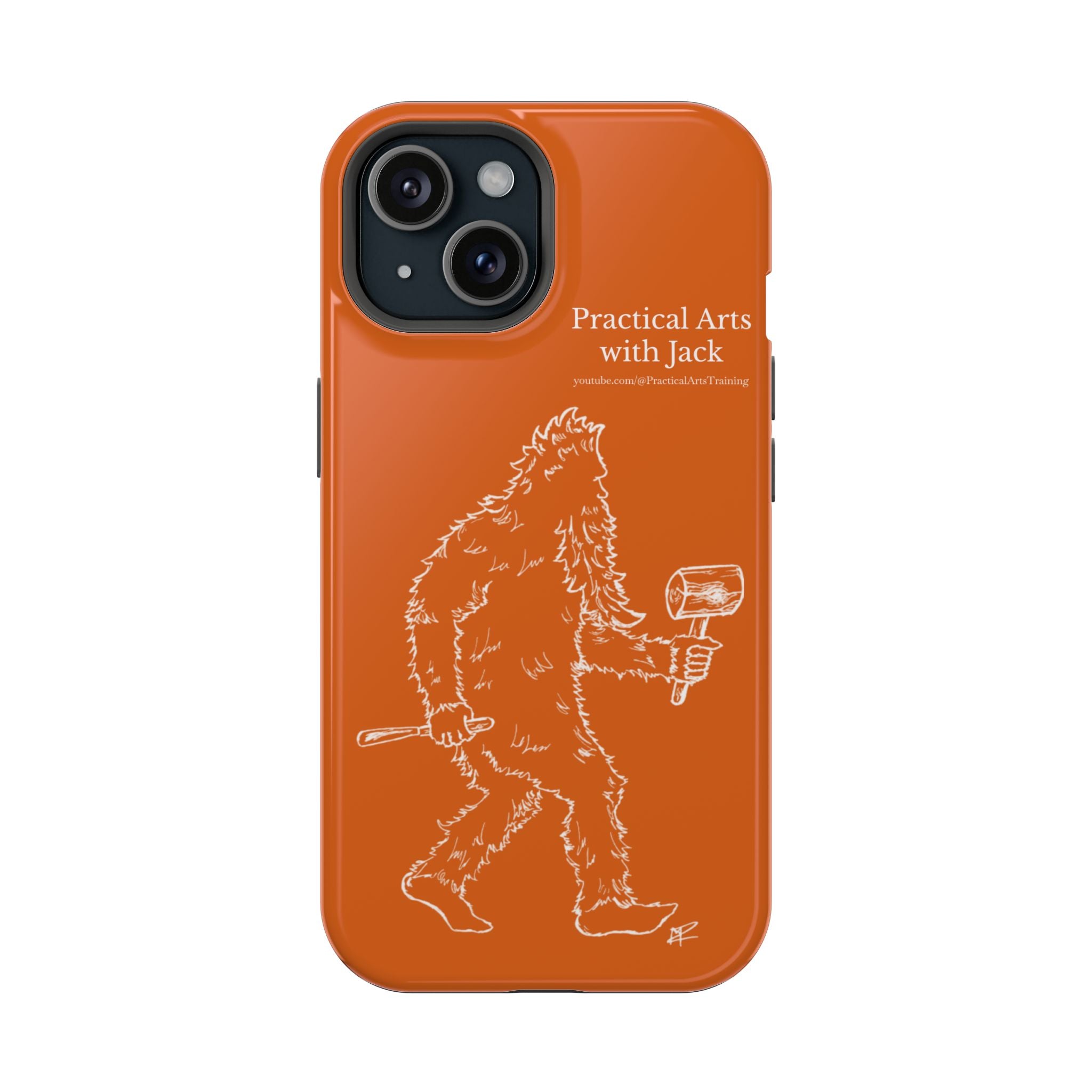 Crafty Jack's Impact-Resistant Phone Case (Rust)
