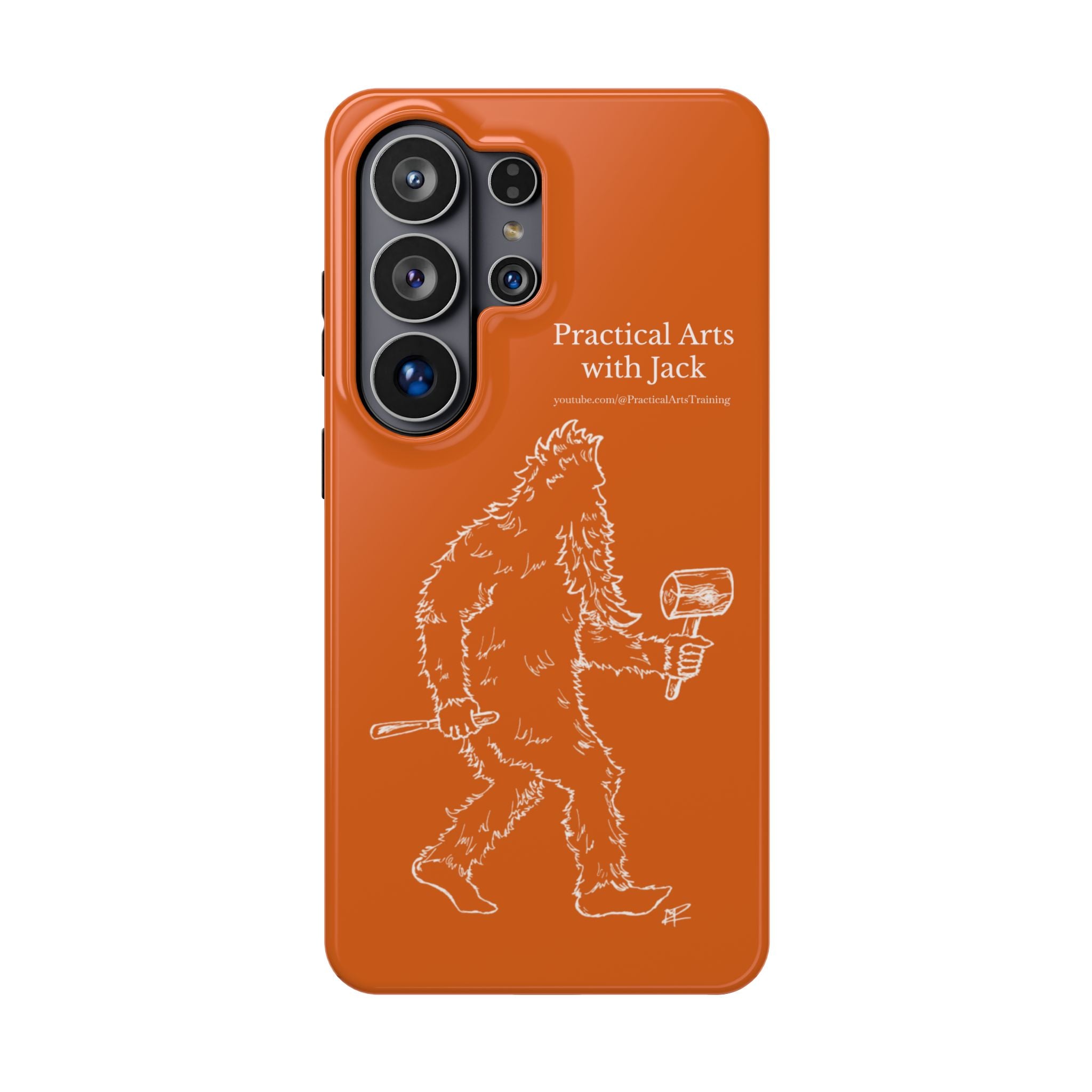 Crafty Jack's Impact-Resistant Phone Case (Rust)