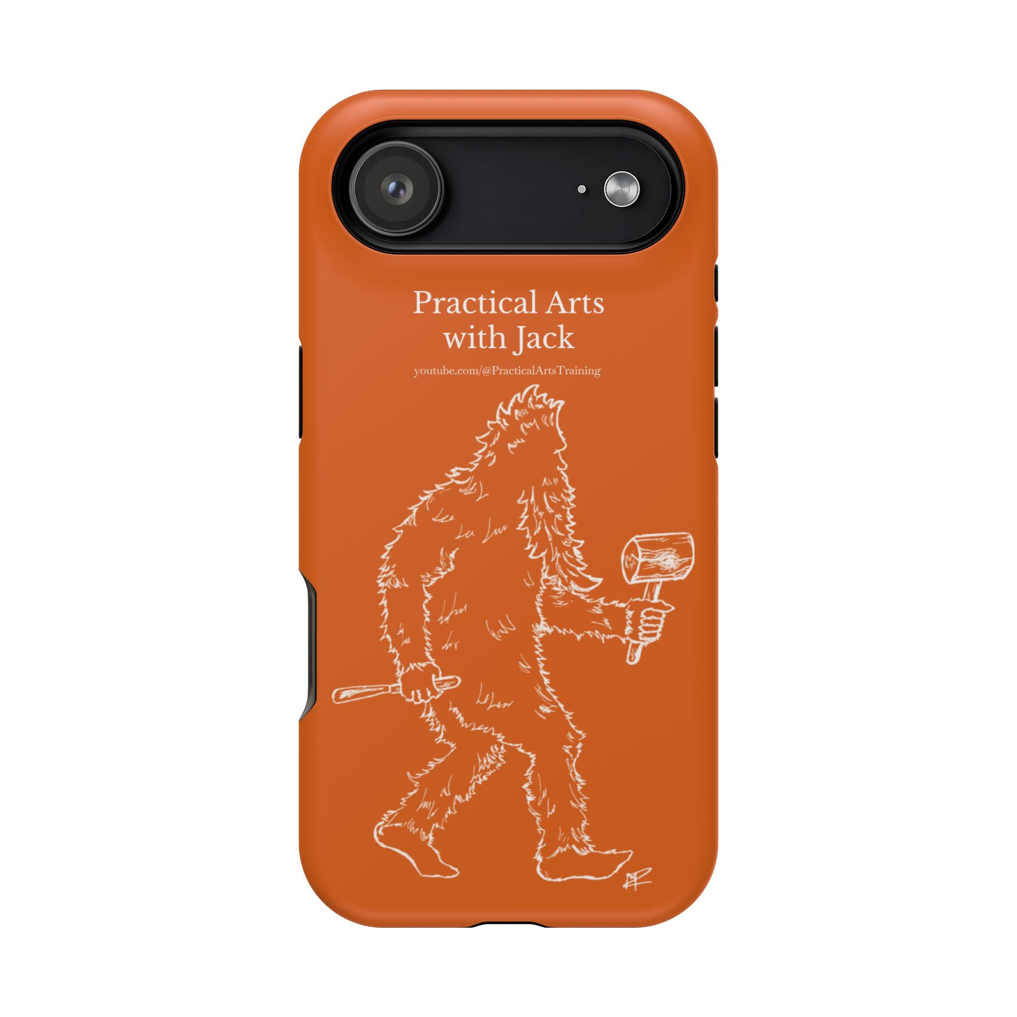Crafty Jack's Impact-Resistant Phone Case (Rust)