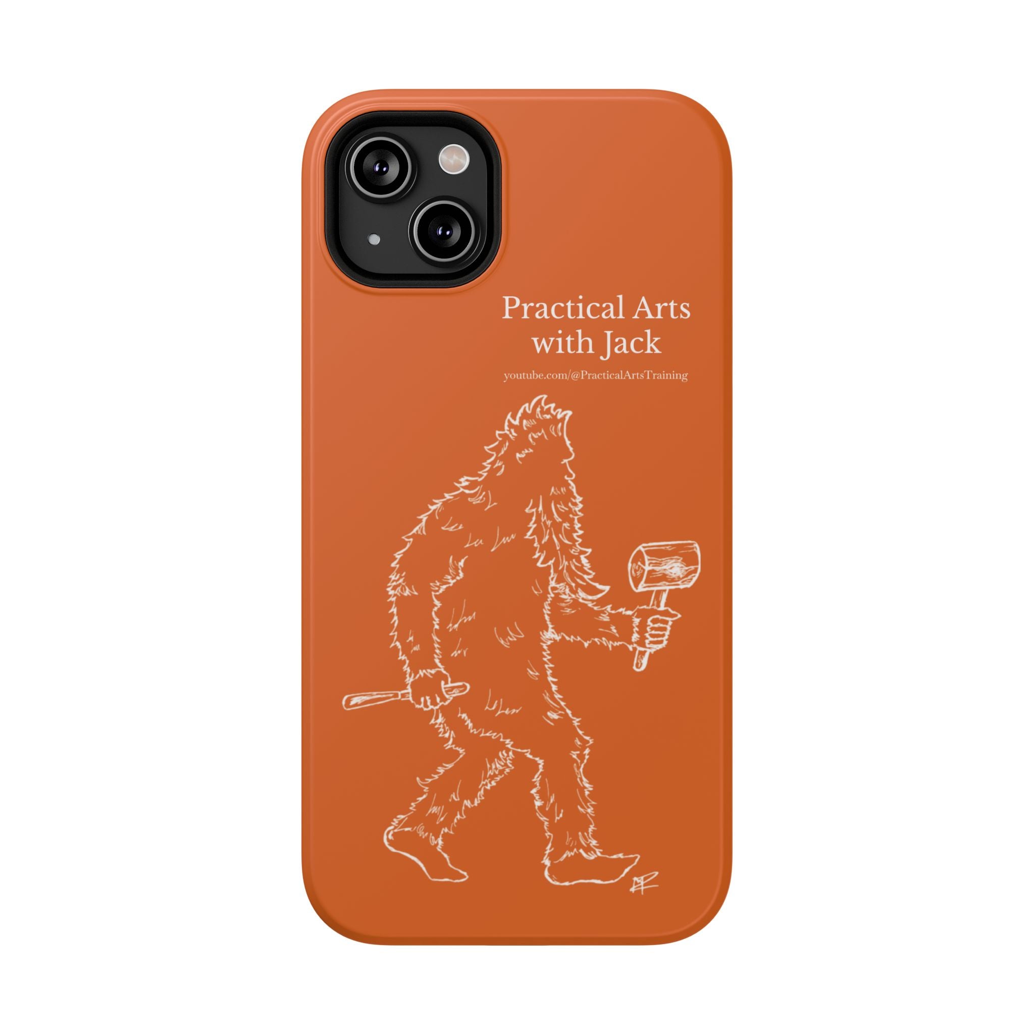 Crafty Jack's Impact-Resistant Phone Case (Rust)