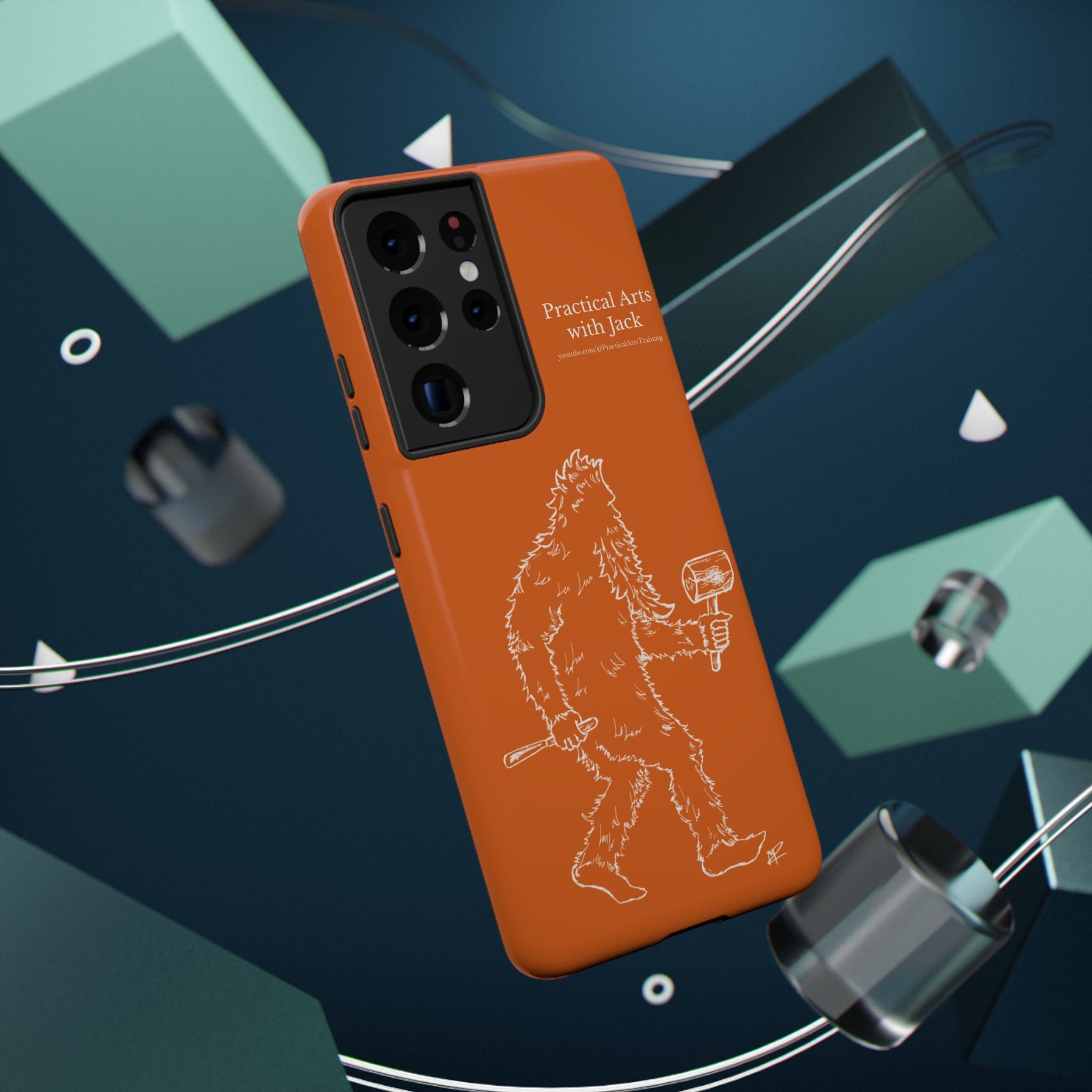 Crafty Jack's Impact-Resistant Phone Case (Rust)