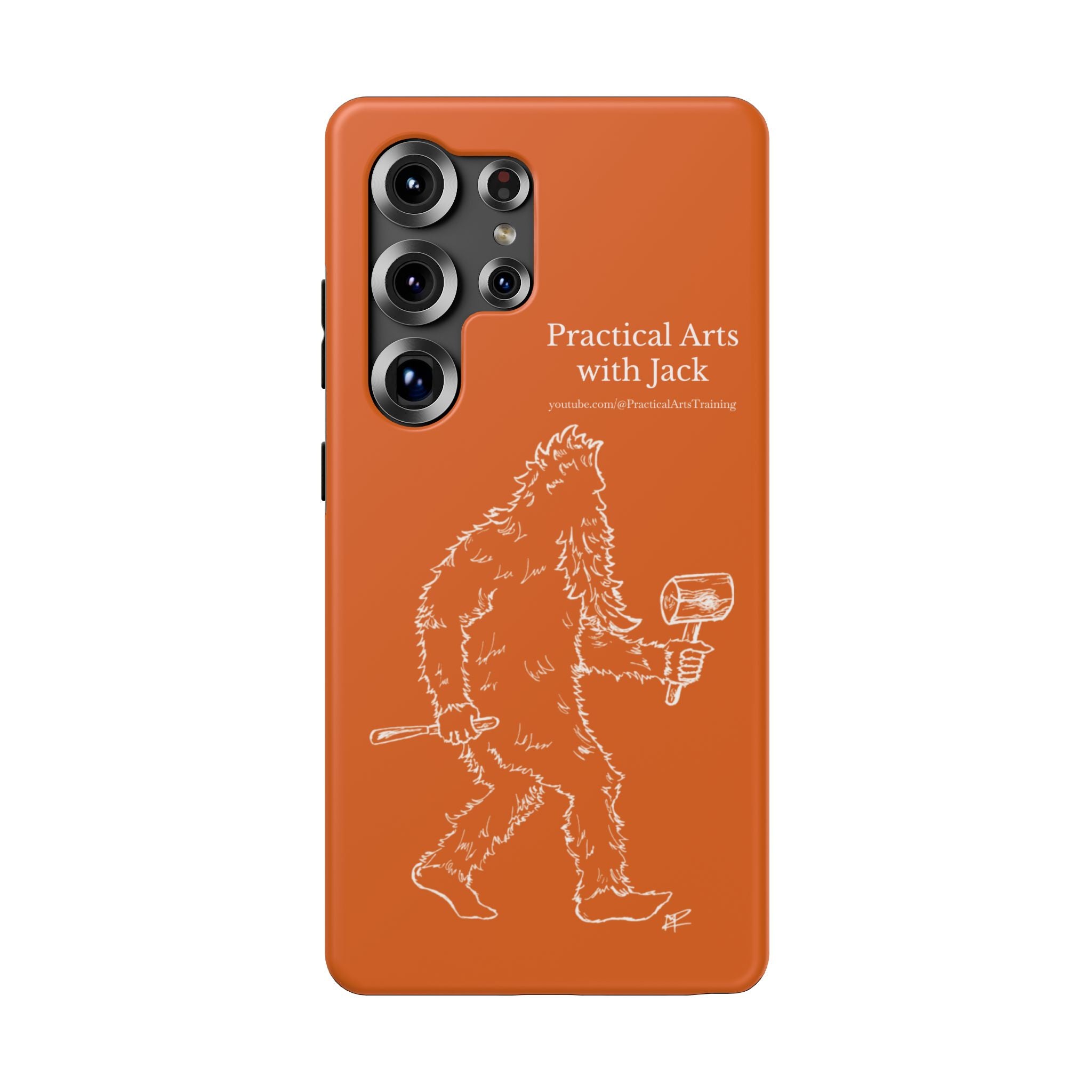 Crafty Jack's Impact-Resistant Phone Case (Rust)