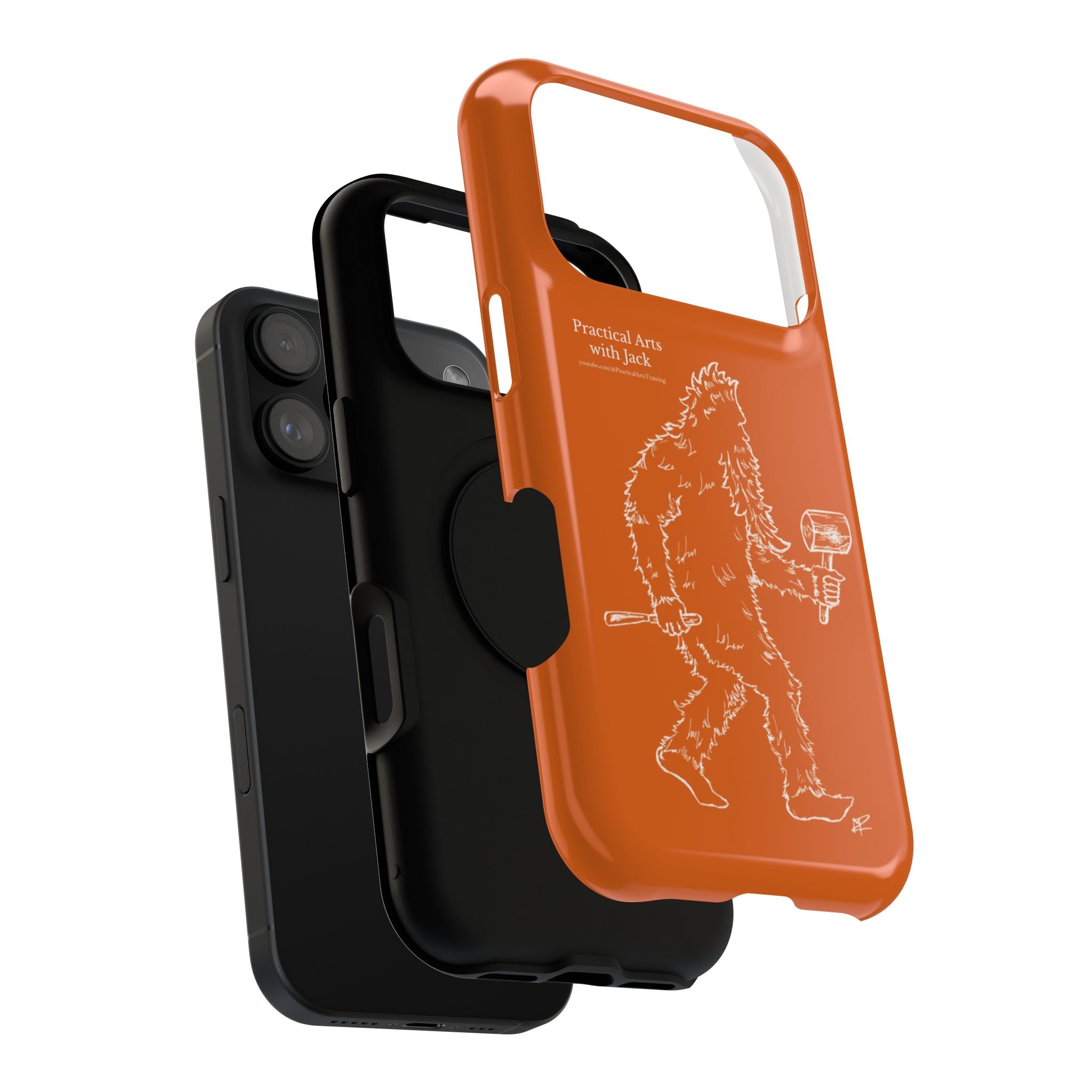 Crafty Jack's Impact-Resistant Phone Case (Rust)