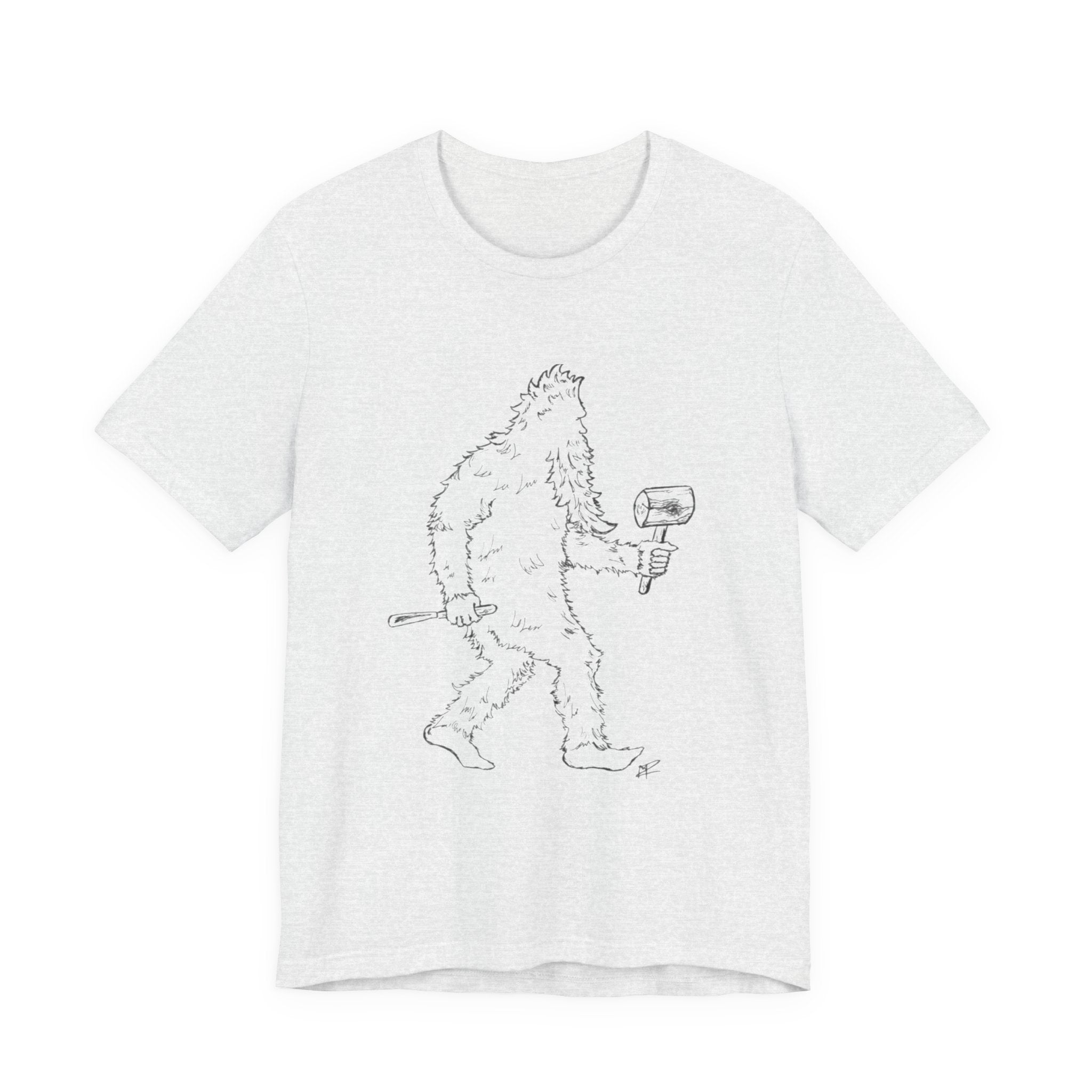 "Crafty Jack" - Holzgeschnitzter Bigfoot T-Shirt