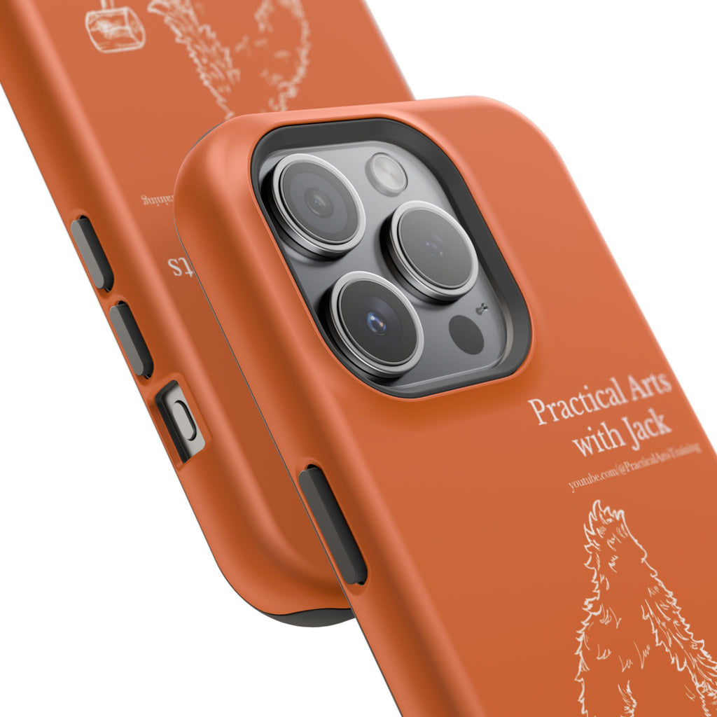 Crafty Jack's Impact-Resistant Phone Case (Rust)