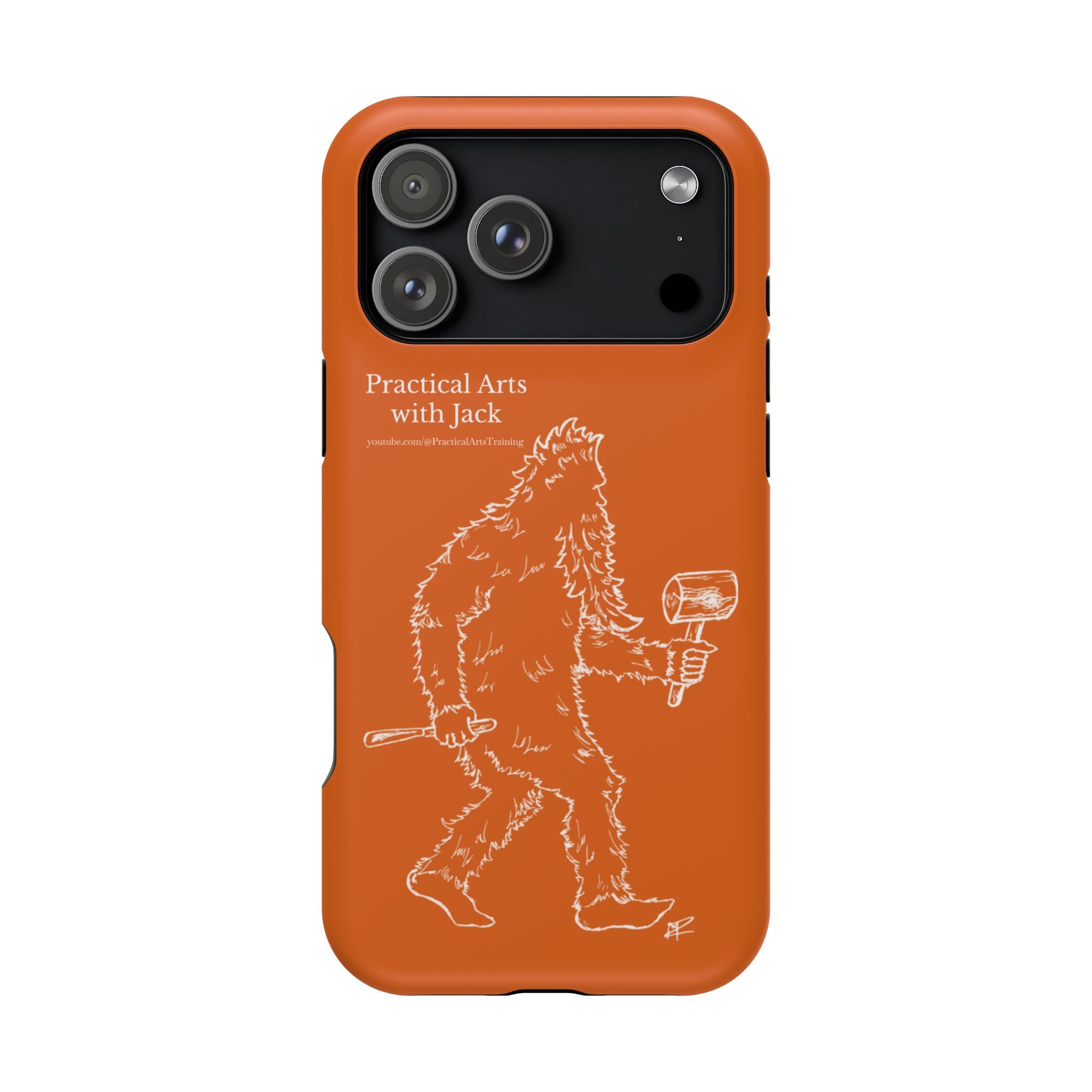 Crafty Jack's Impact-Resistant Phone Case (Rust)