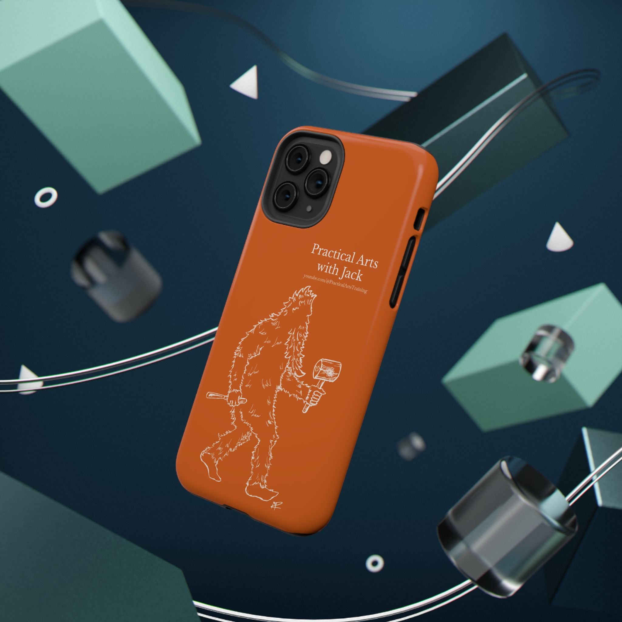 Crafty Jack's Impact-Resistant Phone Case (Rust)