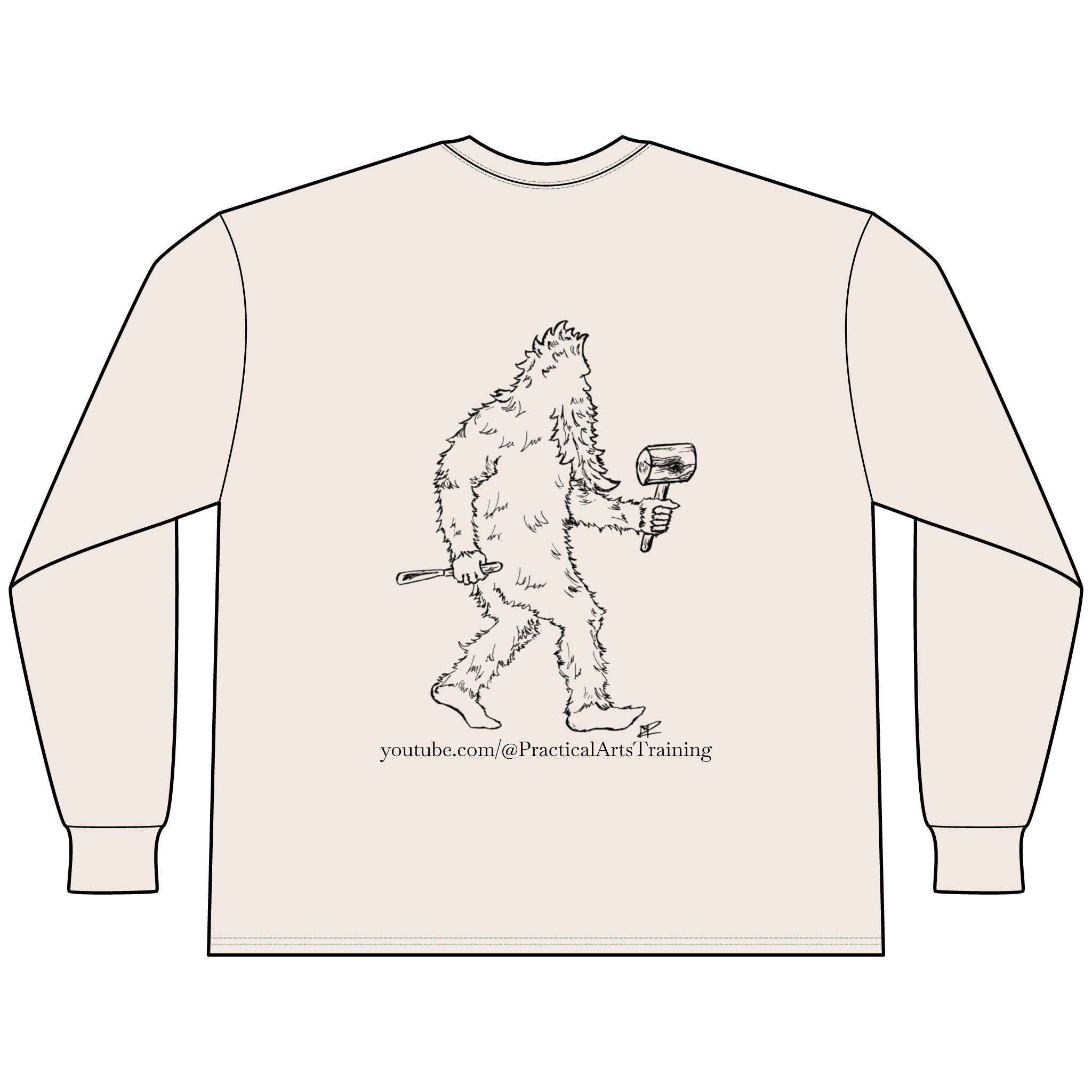 Langarmshirt „Crafty Jack“ Sasquatch — Shirt für praktische Künste