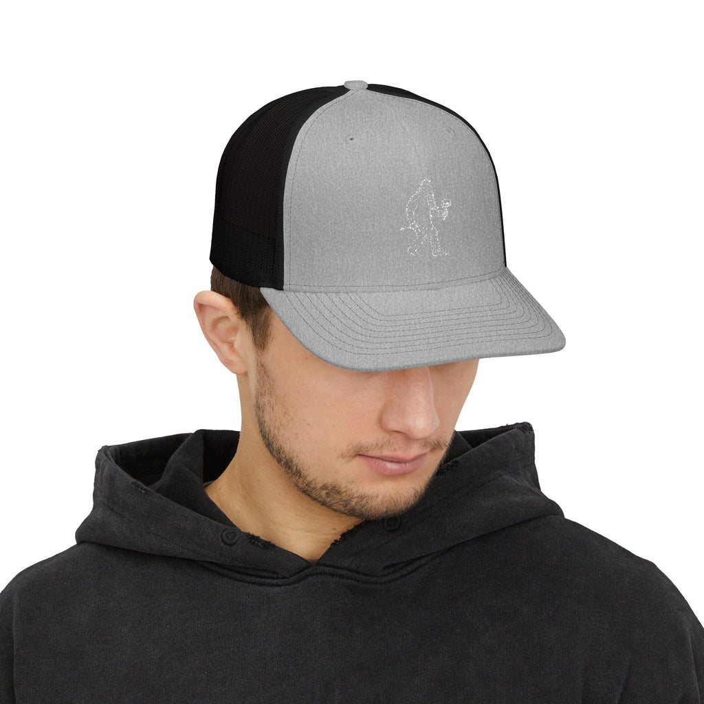 “Crafty Jack” Trucker-Cap — Gesticktes Sasquatch-Logo