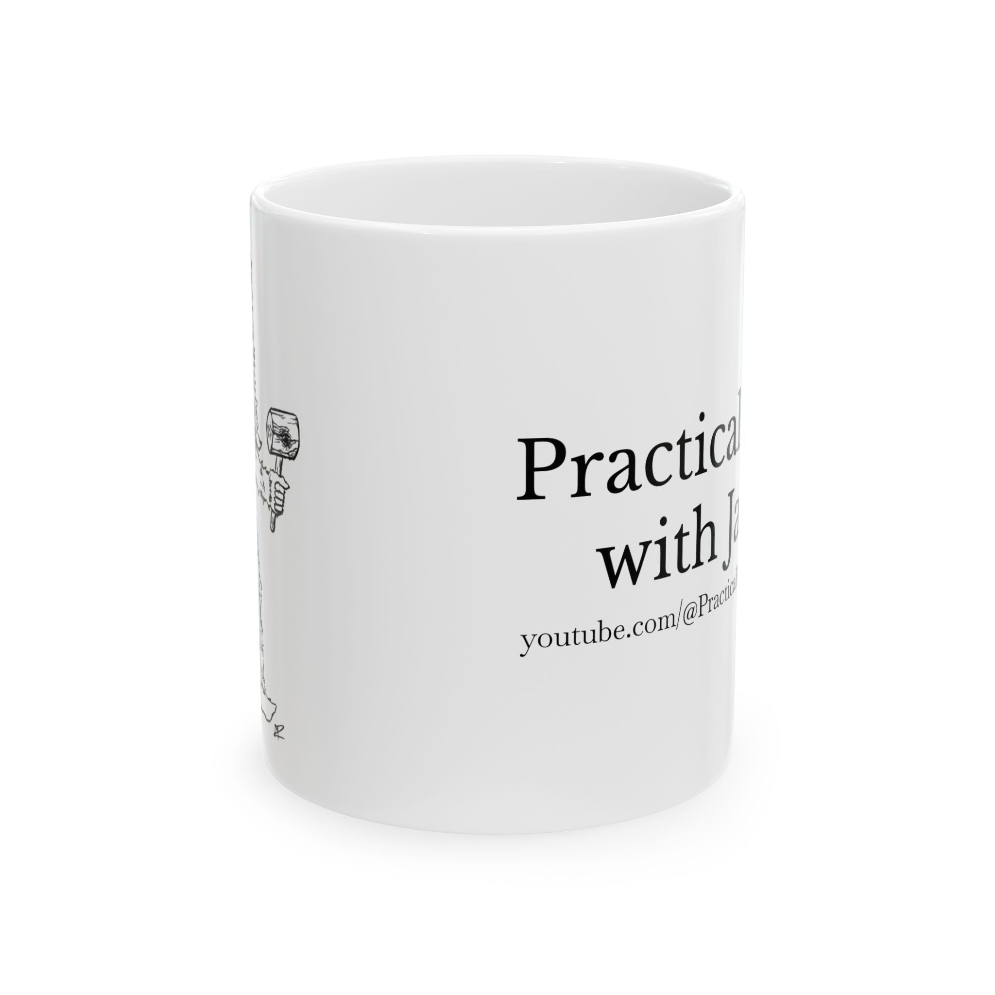 Crafty Jack's Sasquatch Graphic Mug in White —  (11oz/15oz)