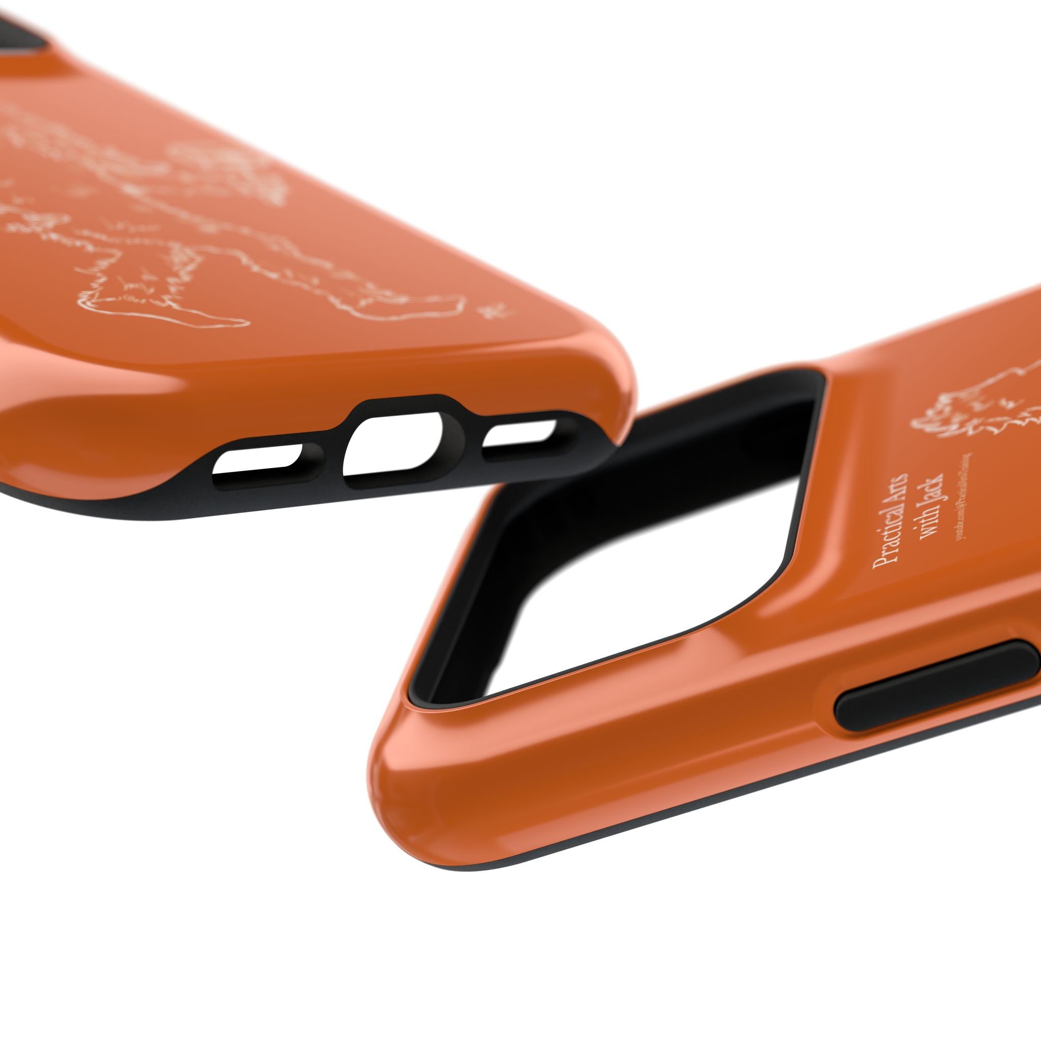 Crafty Jack's Impact-Resistant Phone Case (Rust)