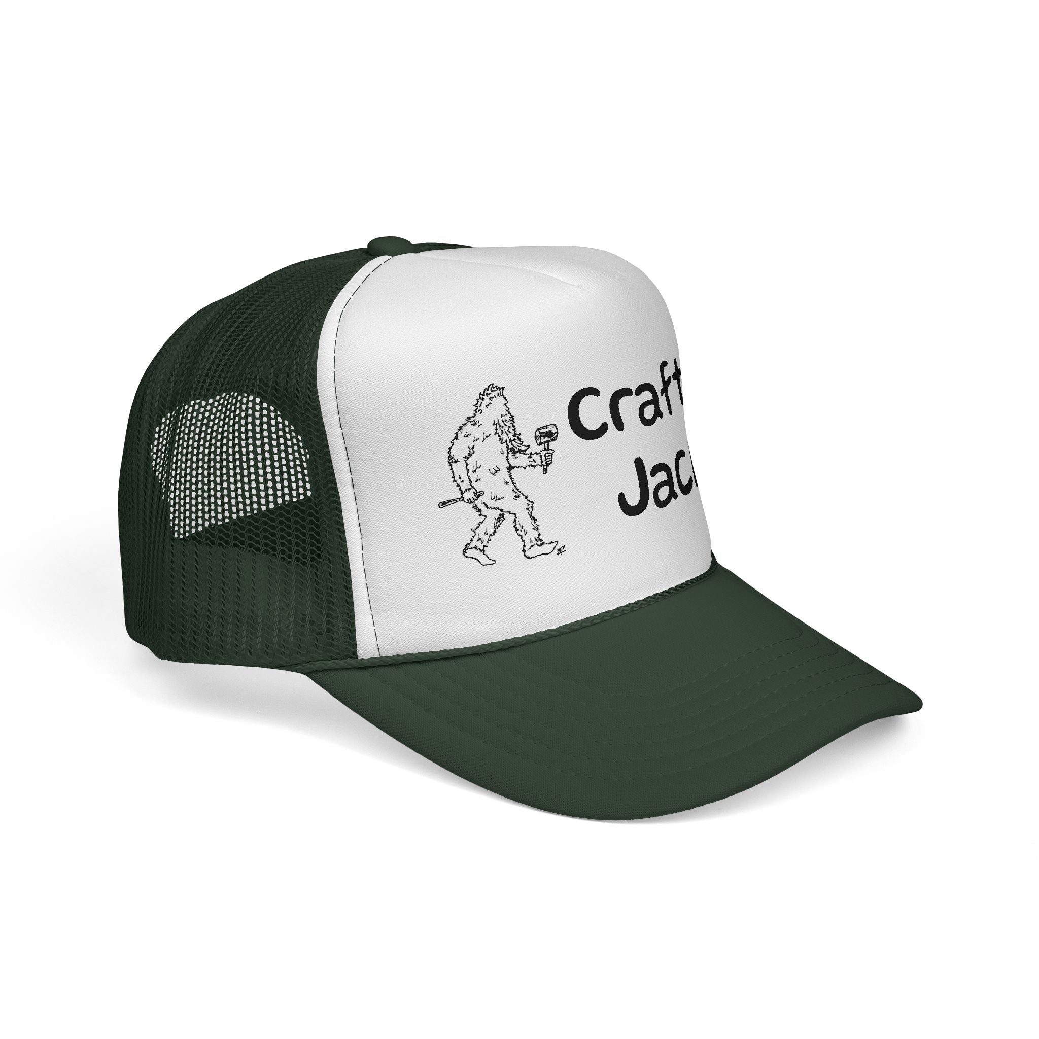 „Crafty Jack“ | Praktische Künste mit Jack Trucker Cap — Vintage Sasquatch Logo Kappe