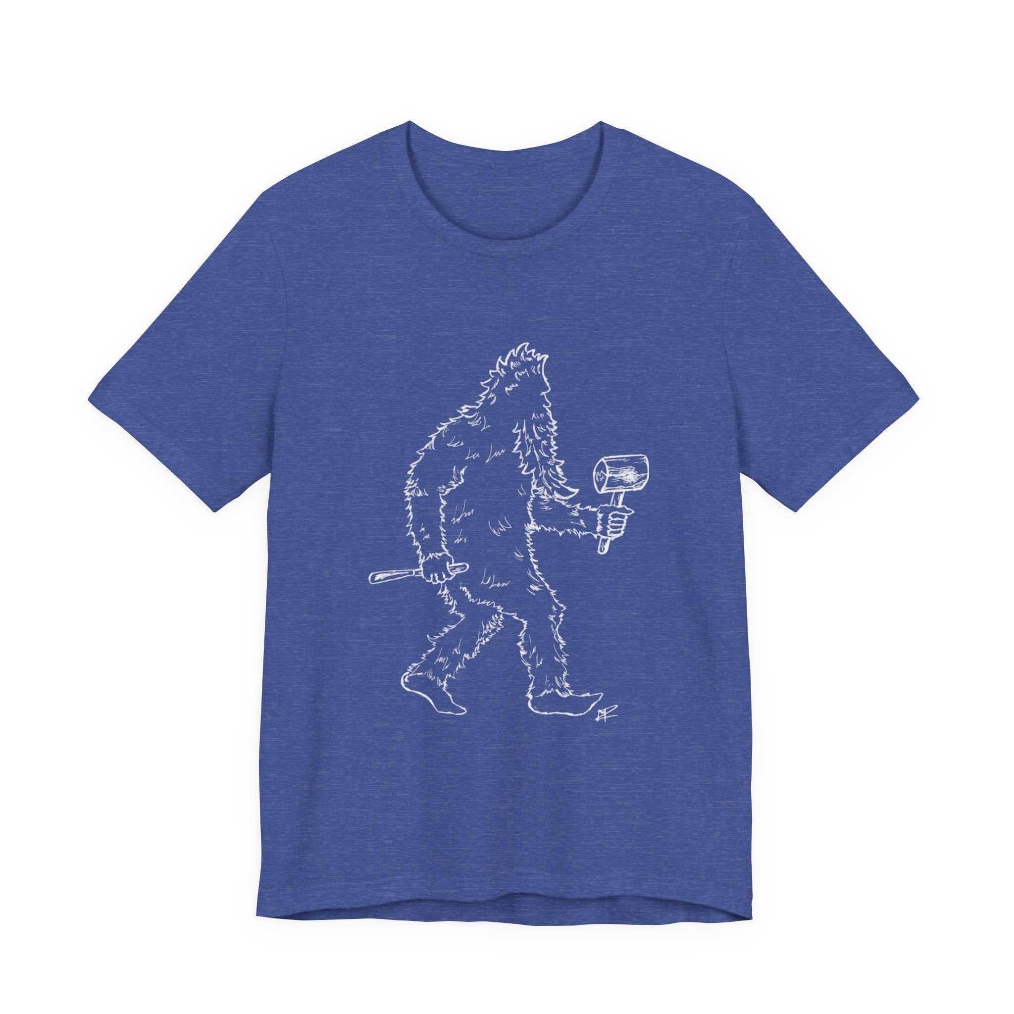 "Crafty Jack" - Holzgeschnitzter Bigfoot T-Shirt