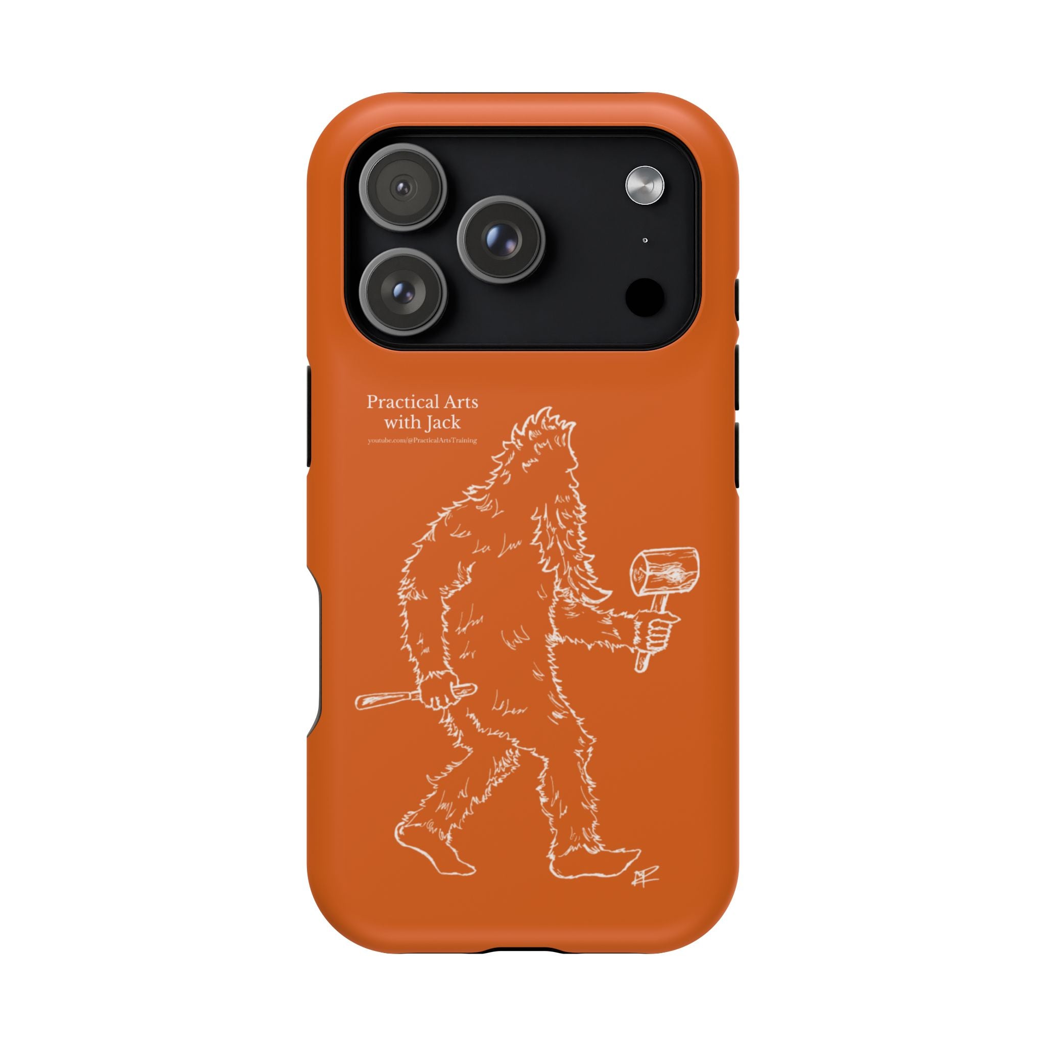 Crafty Jack's Impact-Resistant Phone Case (Rust)