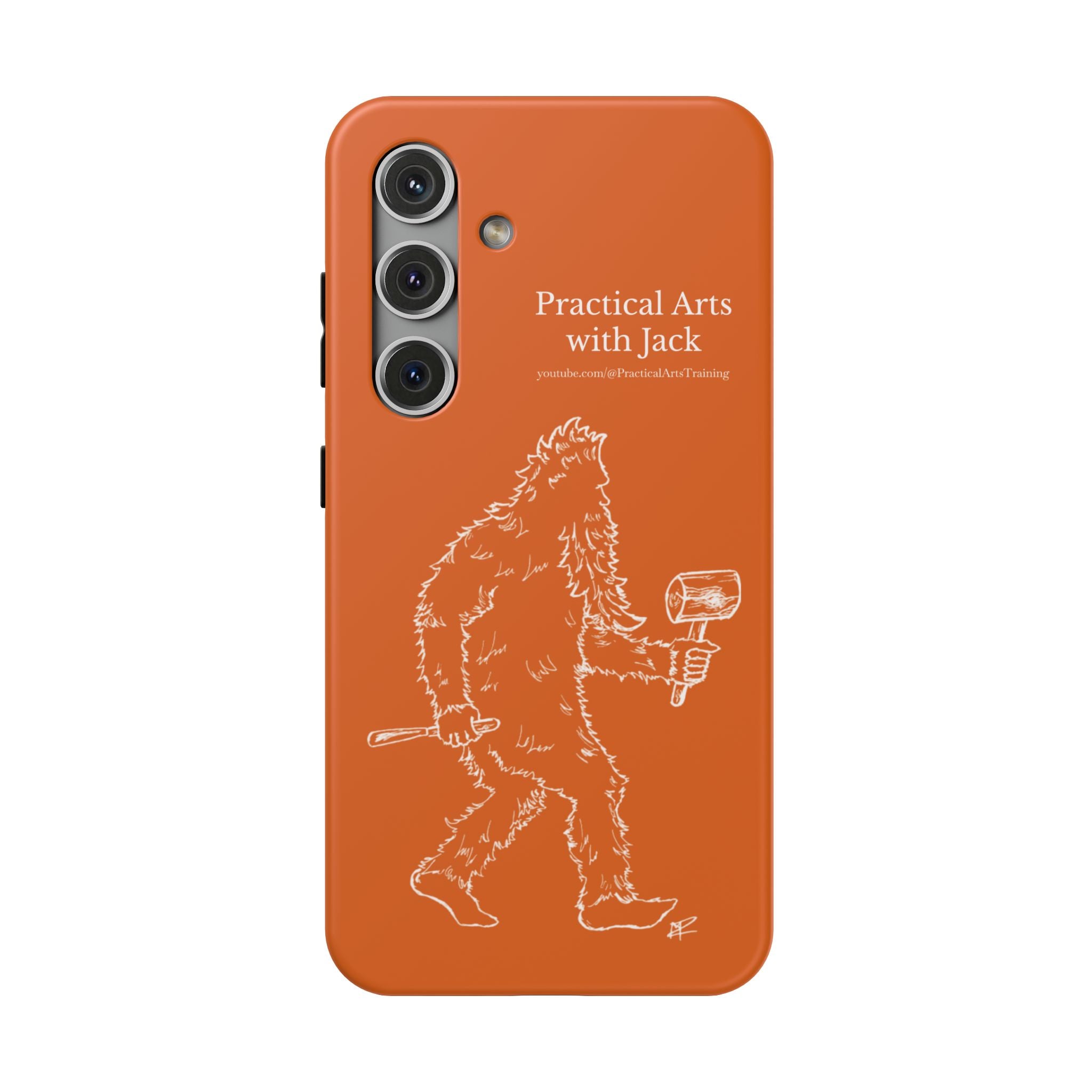 Crafty Jack's Impact-Resistant Phone Case (Rust)