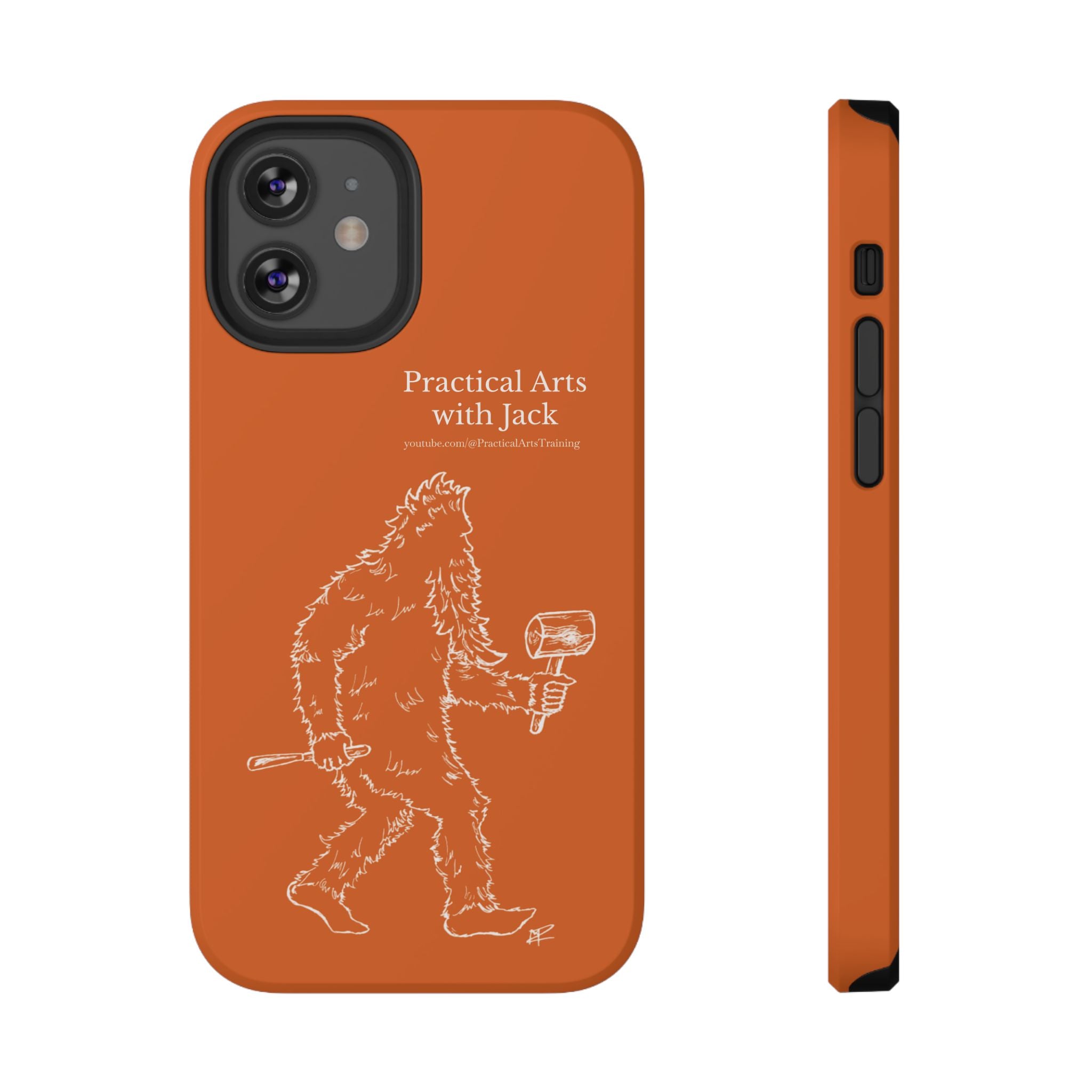 Crafty Jack's Impact-Resistant Phone Case (Rust)