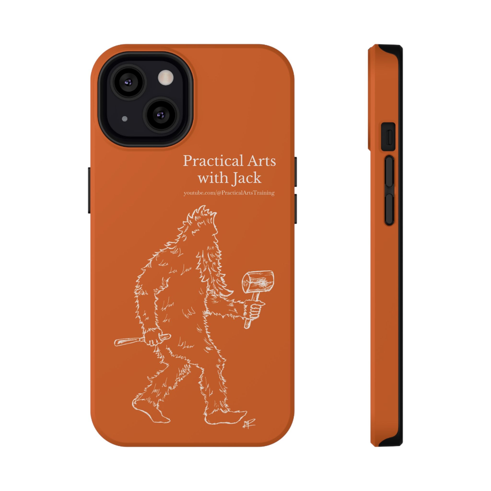 Crafty Jack's Impact-Resistant Phone Case (Rust)