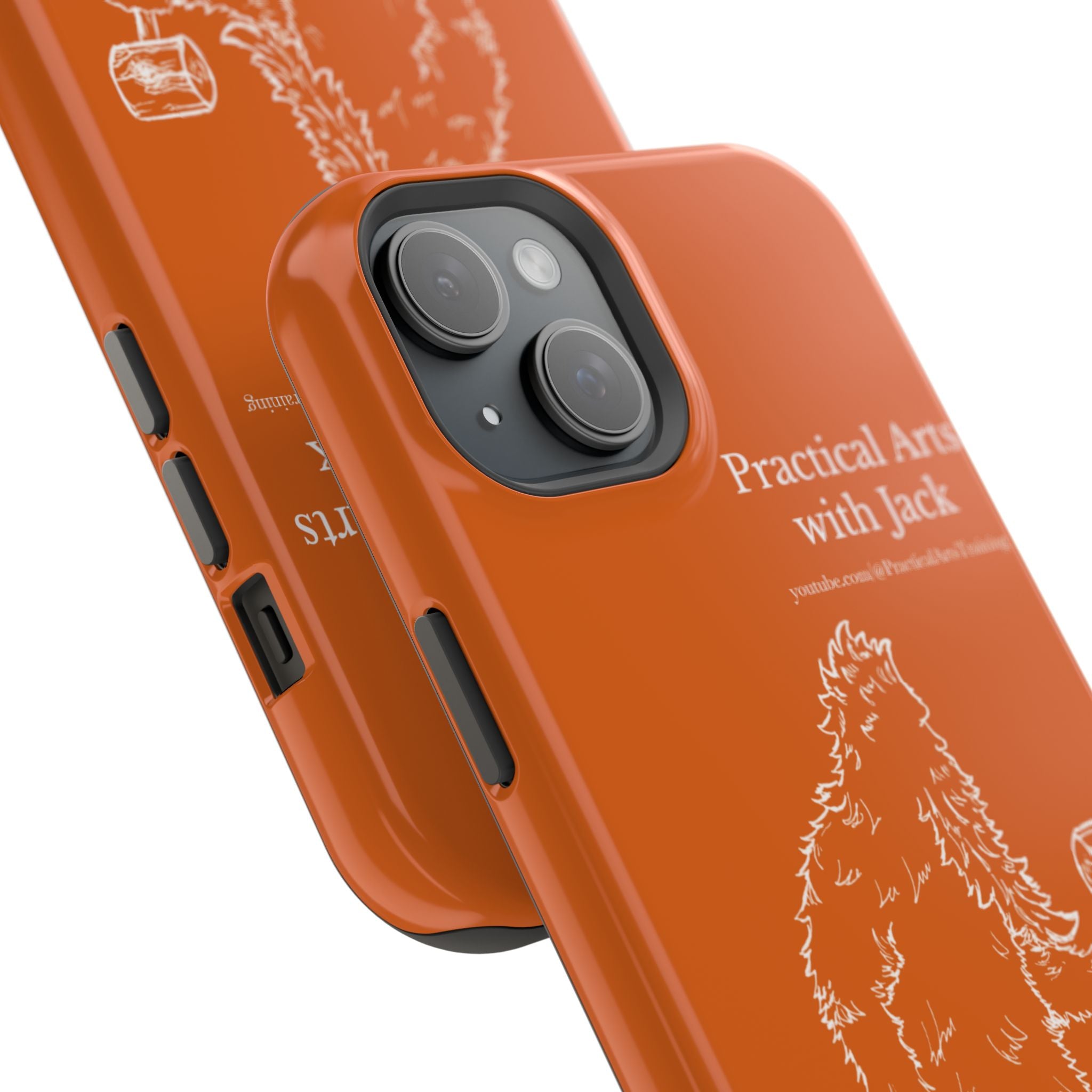 Crafty Jack's Impact-Resistant Phone Case (Rust)