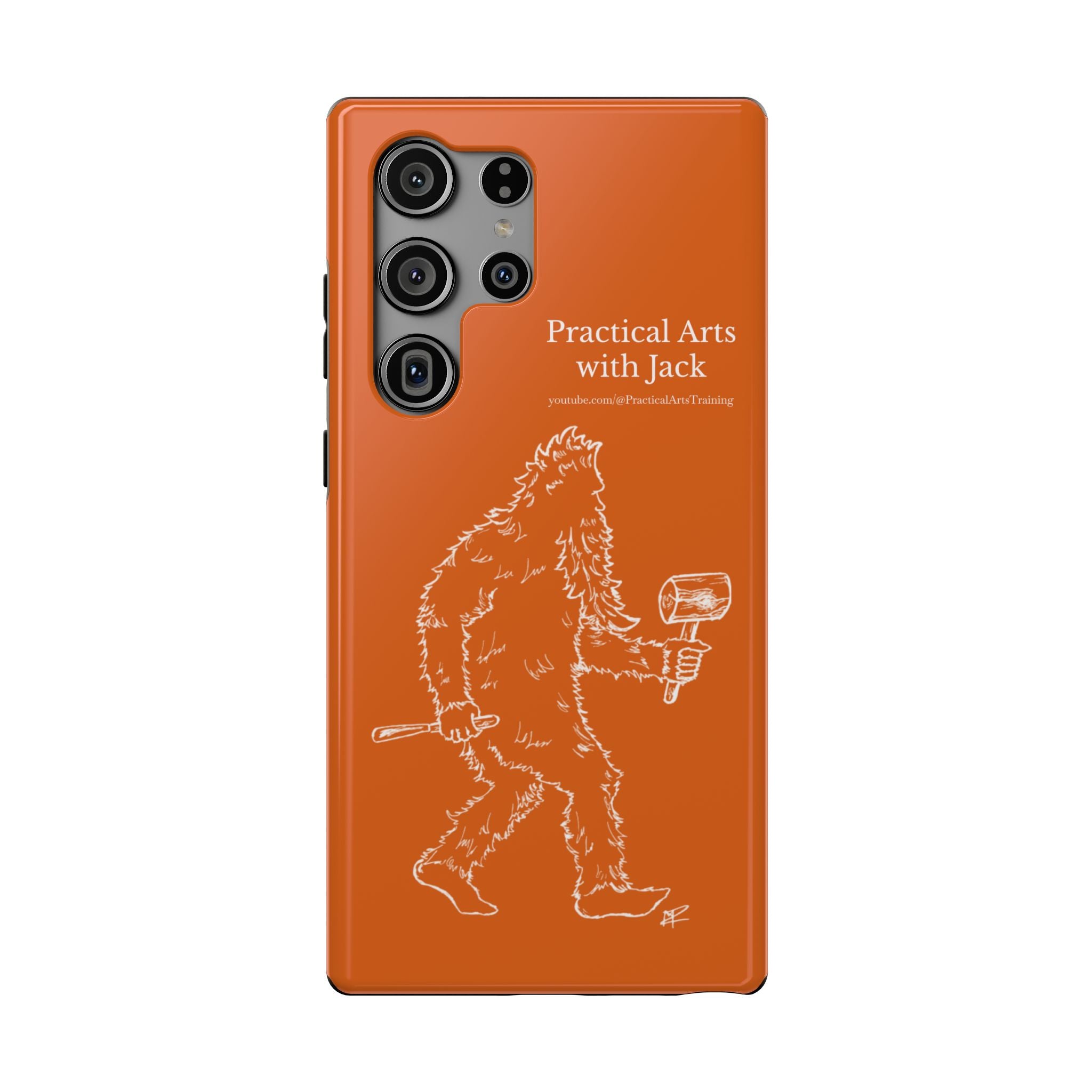 Crafty Jack's Impact-Resistant Phone Case (Rust)